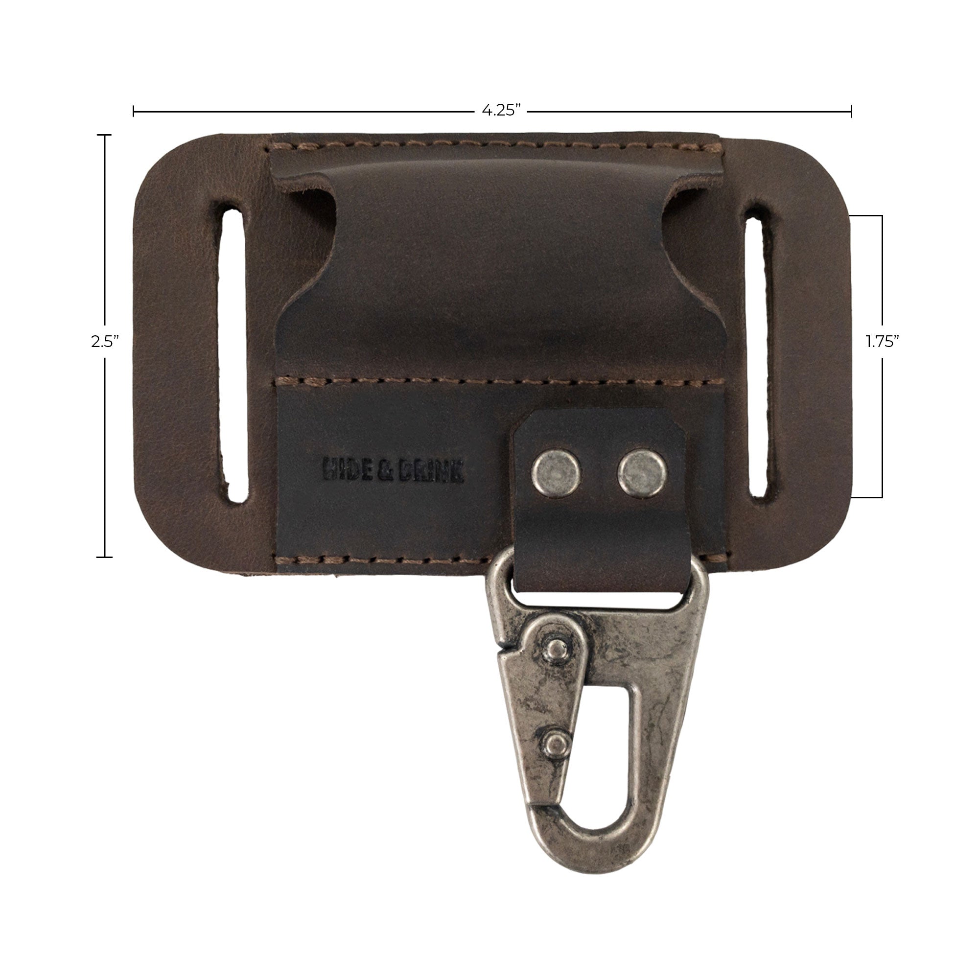 Mini Flashlight Holster with Belt Mount - Stockyard X 'The Leather Store'