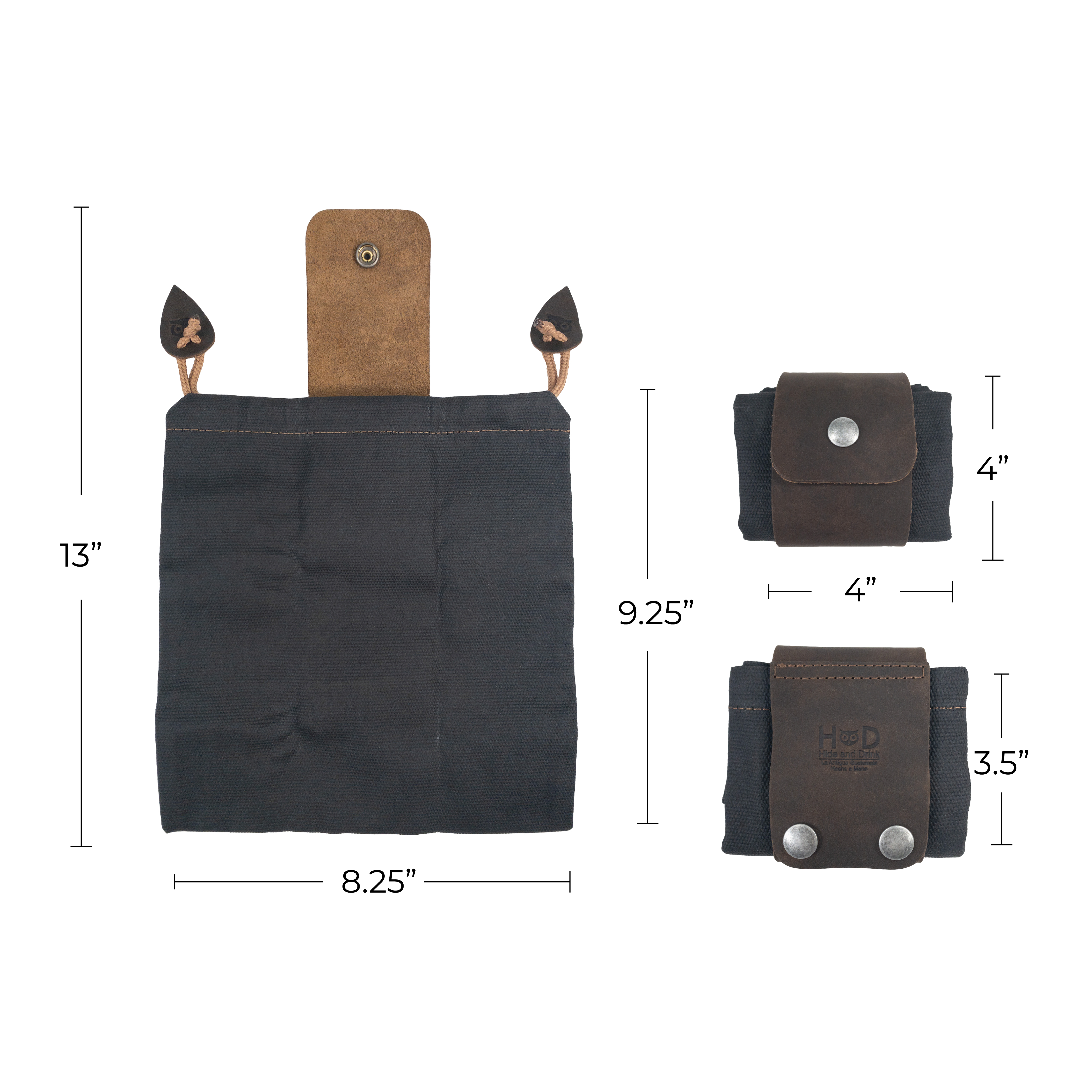 Charcoal Black Bourbon Brown