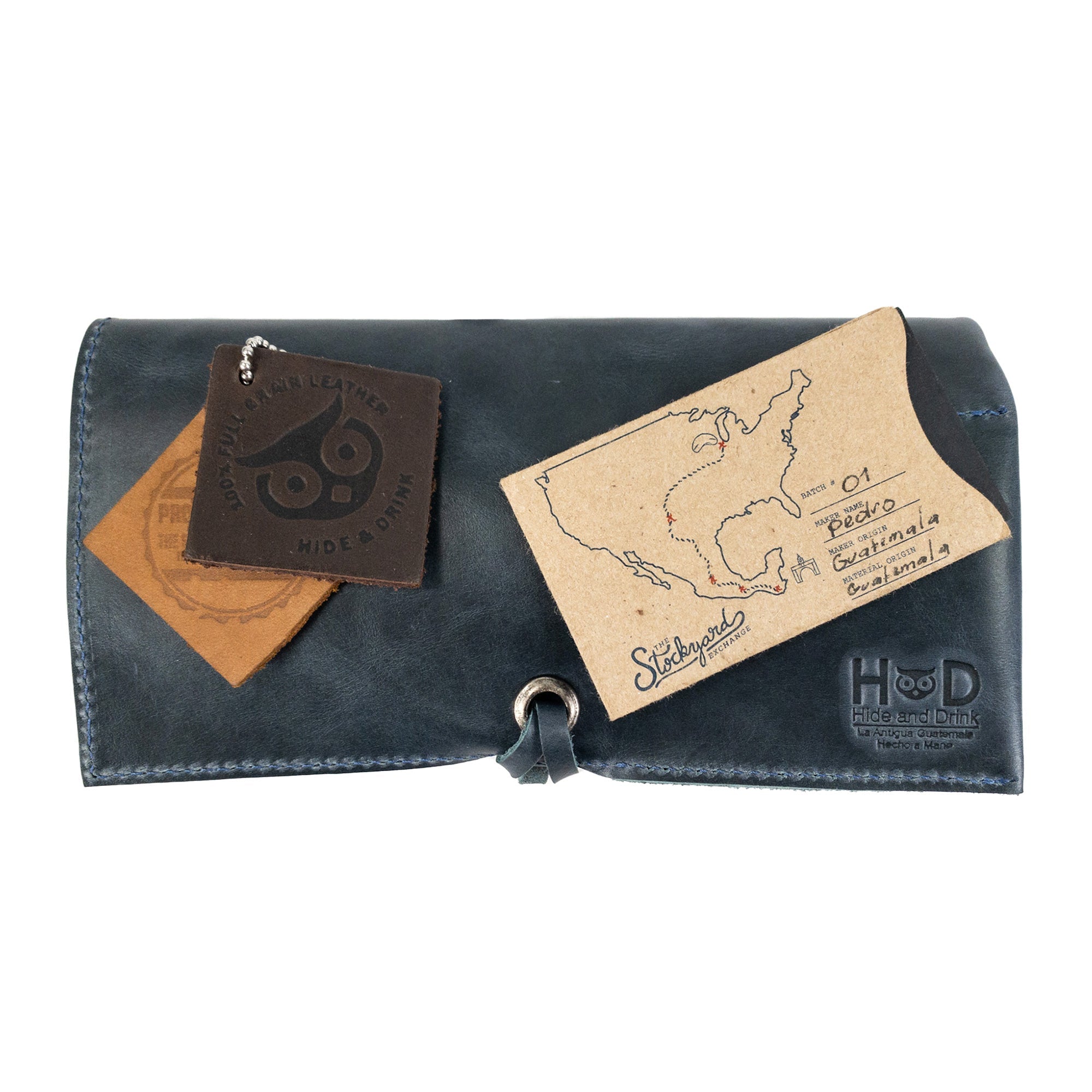 Quality Watch Roll by Hide & Drink, designed for up to 4 watches. This easy carry Watch Roll Organizer showcases full grain leather, emphasizing artisan craftsmanship through small batch production, hand cut, hand sewn, and fire branded details made in La Antigua Guatemala & Oaxaca Mexico.