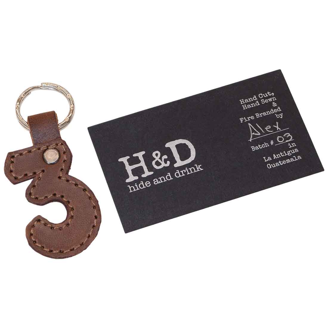 Number Keychain