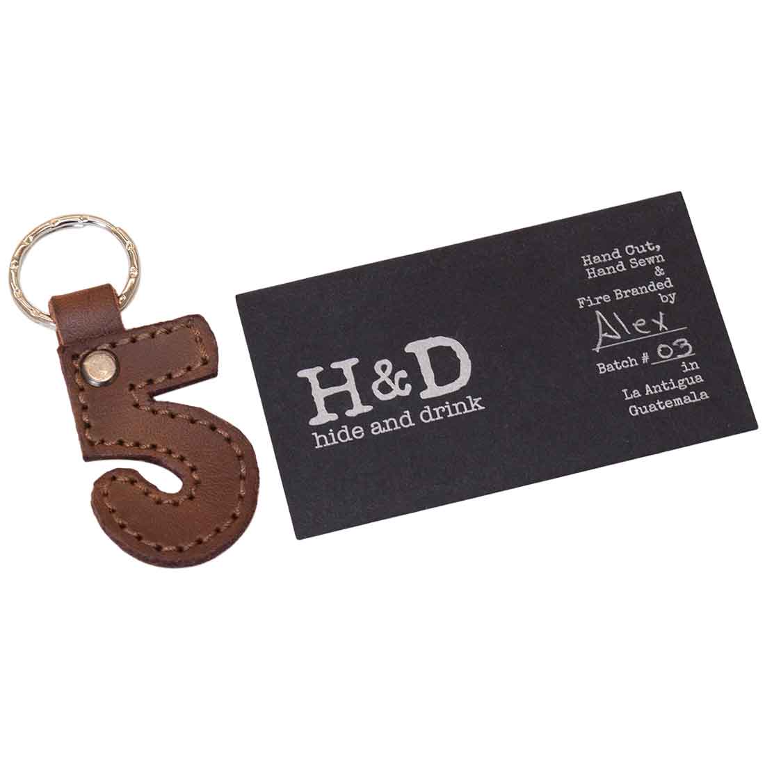 Number Keychain