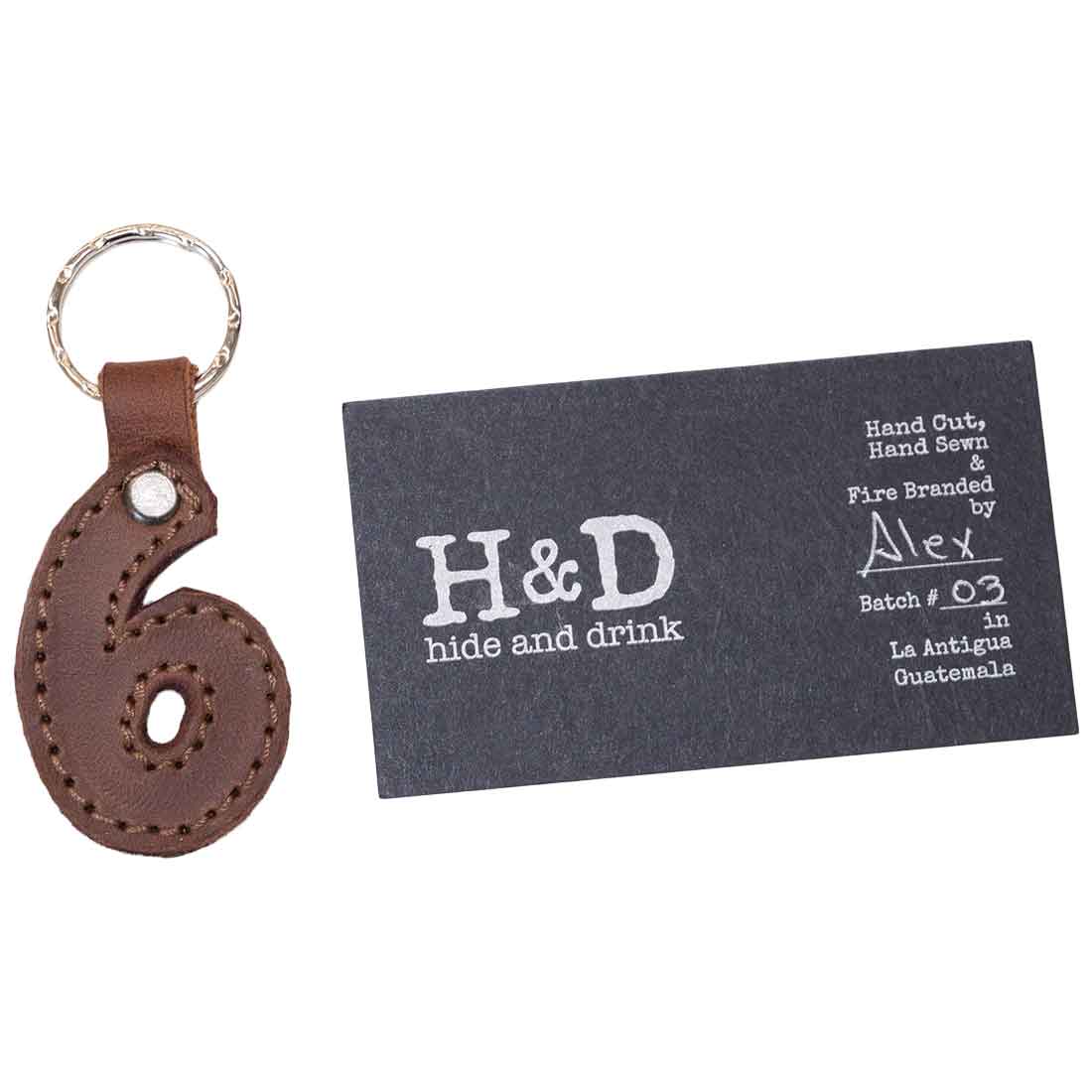Number Keychain