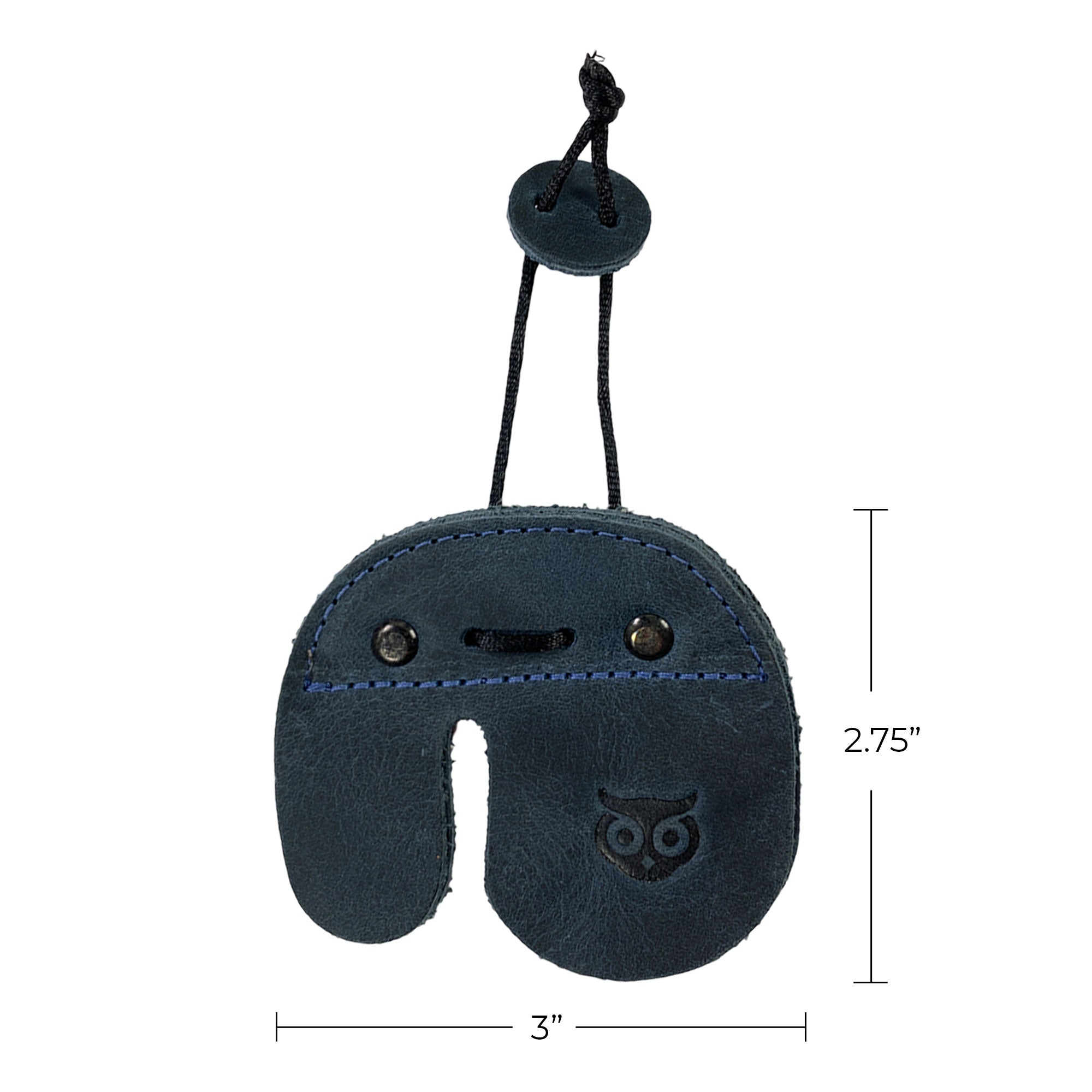 The Right Handed Archery Finger Protector by Hide & Drink is shown with clear dimensions, emphasizing its role as a protect guard for recurve bows. Made from full grain leather, this finger protector is perfect for archery enthusiasts looking for quality gear for shooting practice. Handmade in La Antigua Guatemala, this artisan piece features fire-branded designs, highlighting its small batch production.