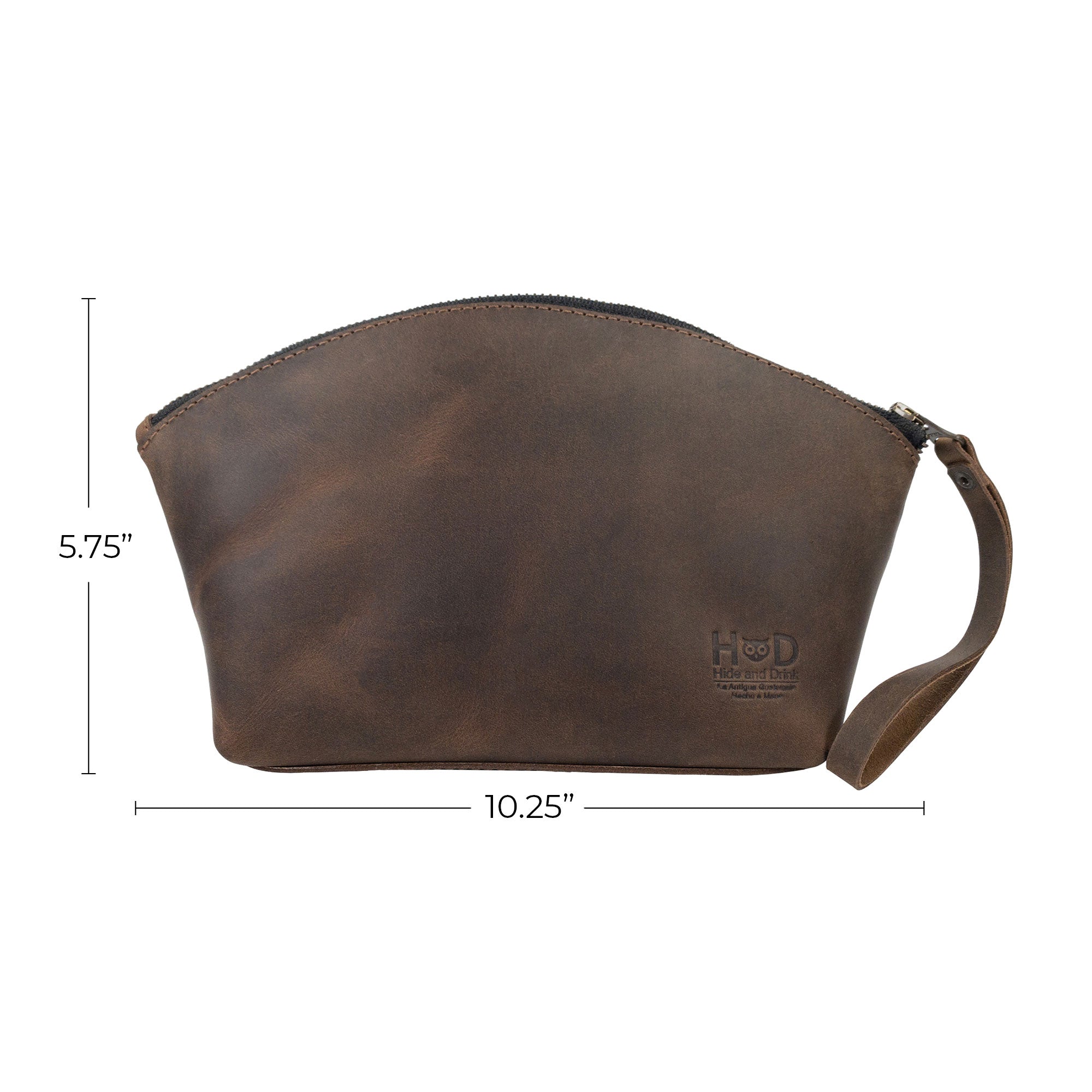 Makeup Bag with Wristlet - Stockyard X 'The Leather Store'