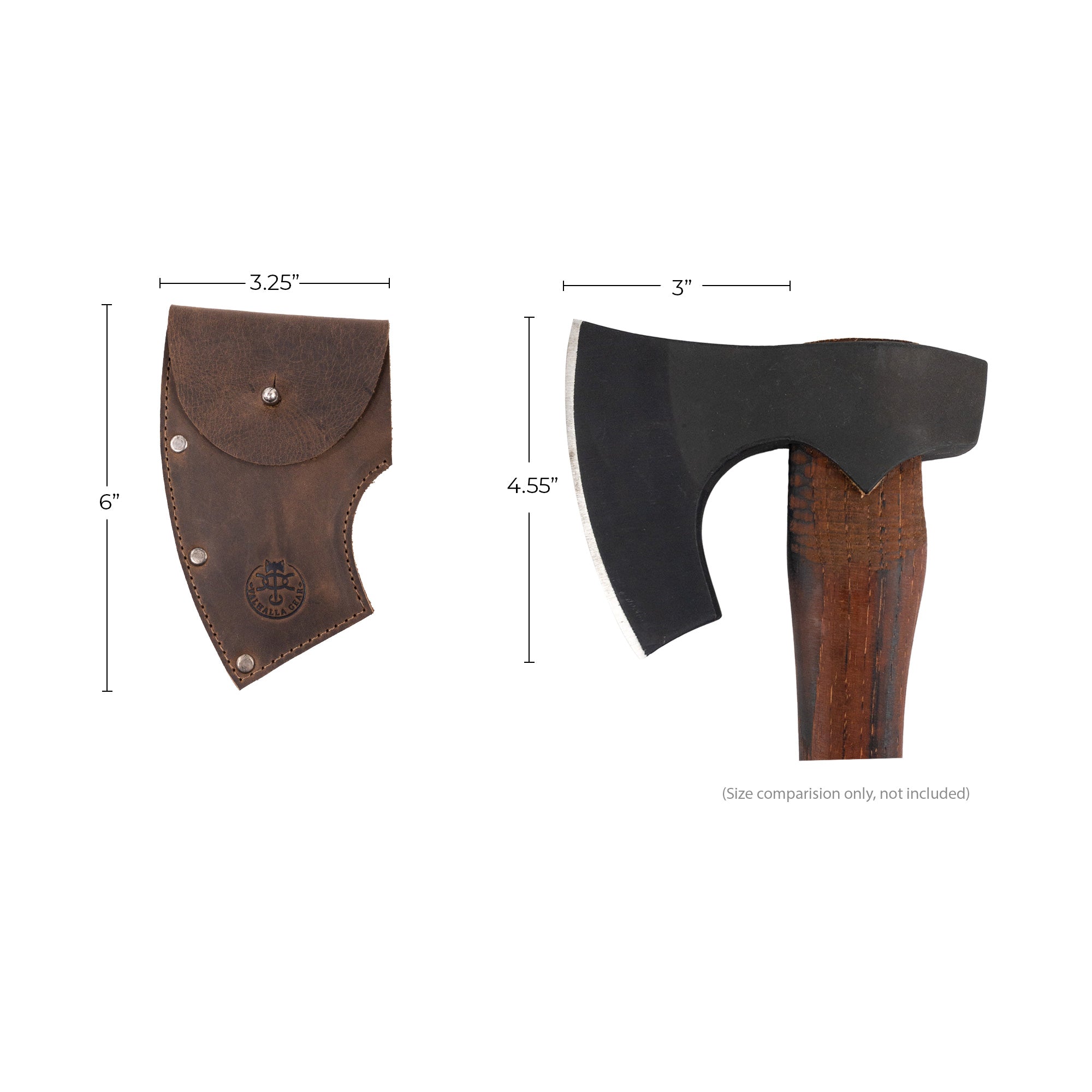 Riveted Axe Head Sheath - Stockyard X 'The Leather Store'