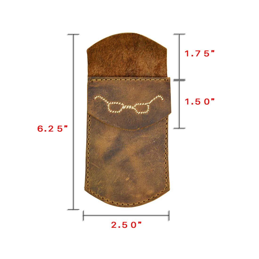 Pen Pocket Stitched Designs - Stockyard X 'The Leather Store'