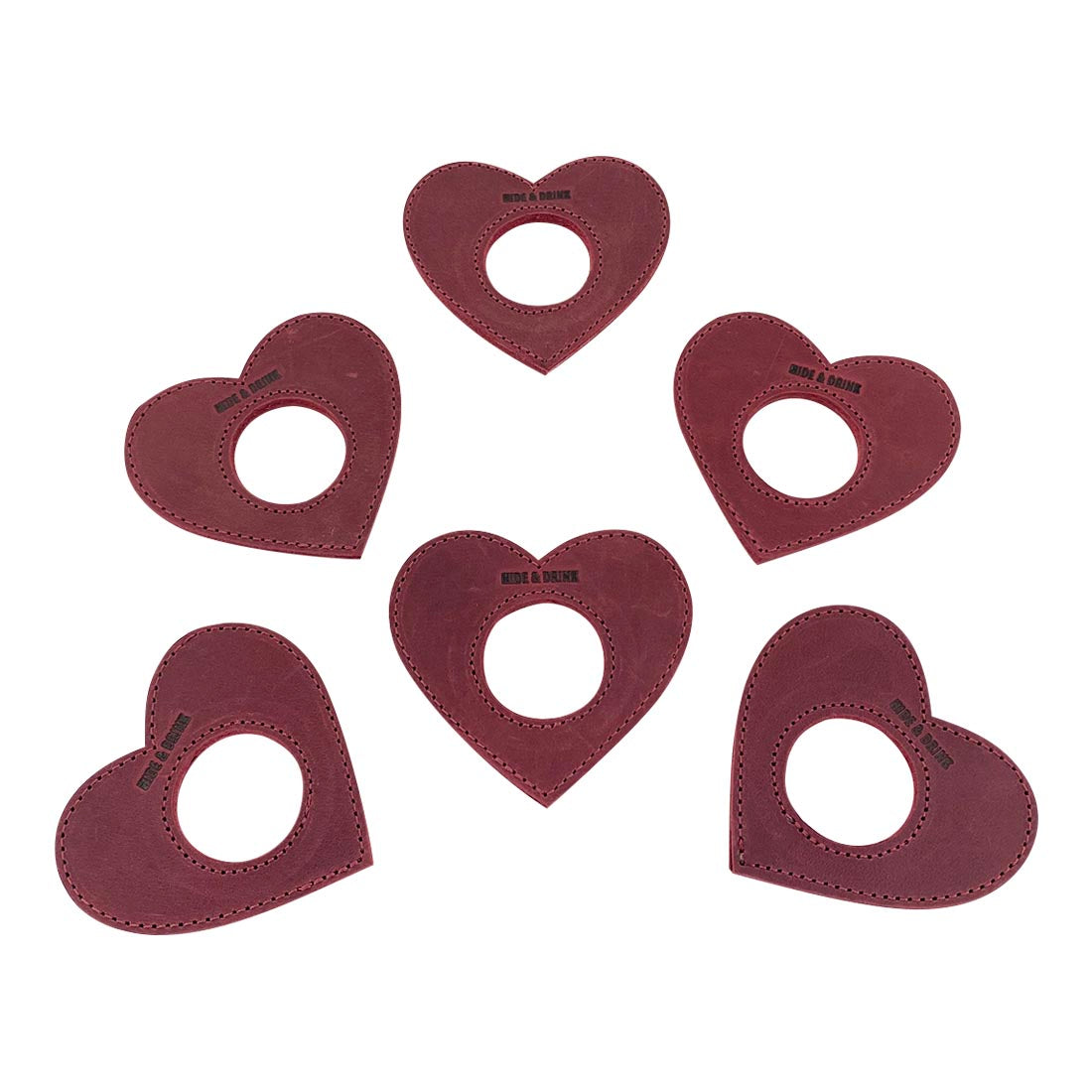 Heart Napkin Rings - Stockyard X 'The Leather Store'