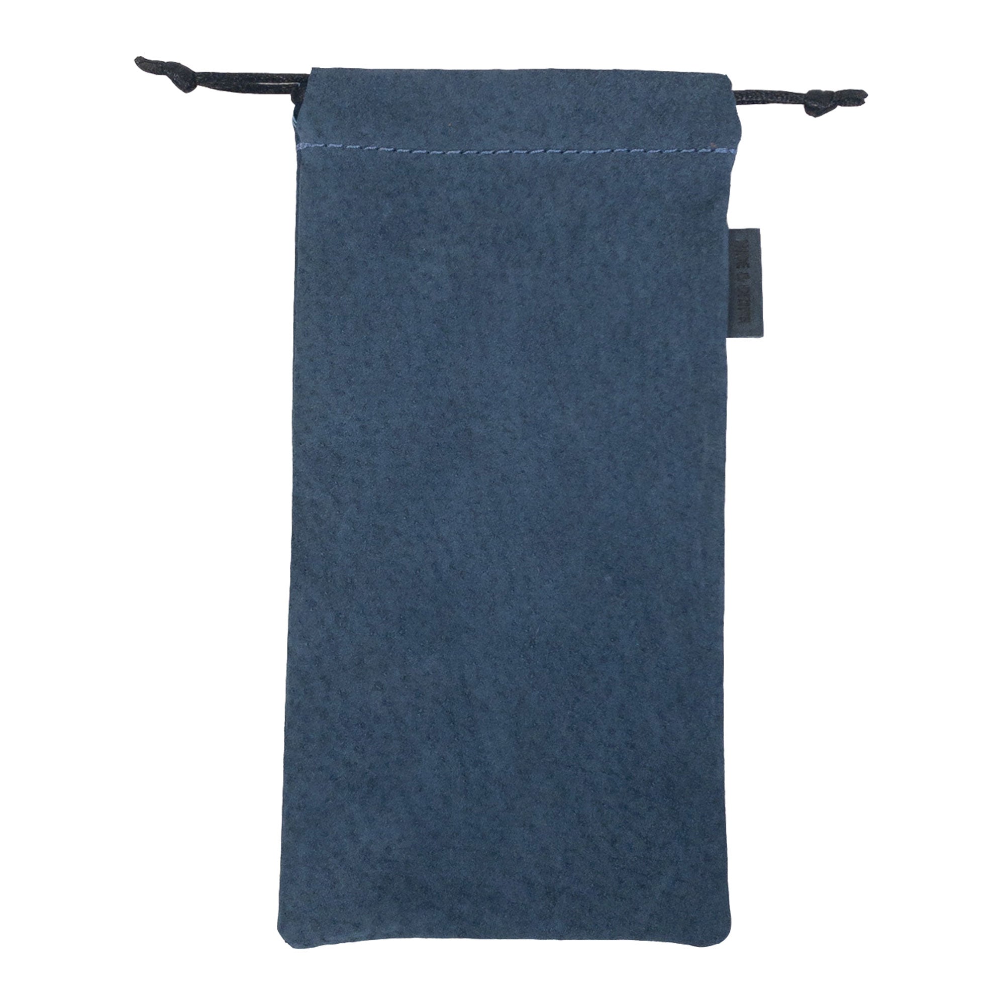 Hide & Drink Drawstring Bag for Pipe, crafted from plush sheepskin leather. This multifunctional storage option exemplifies the artisanal craftsmanship of local makers from Guatemala & Oaxaca.
