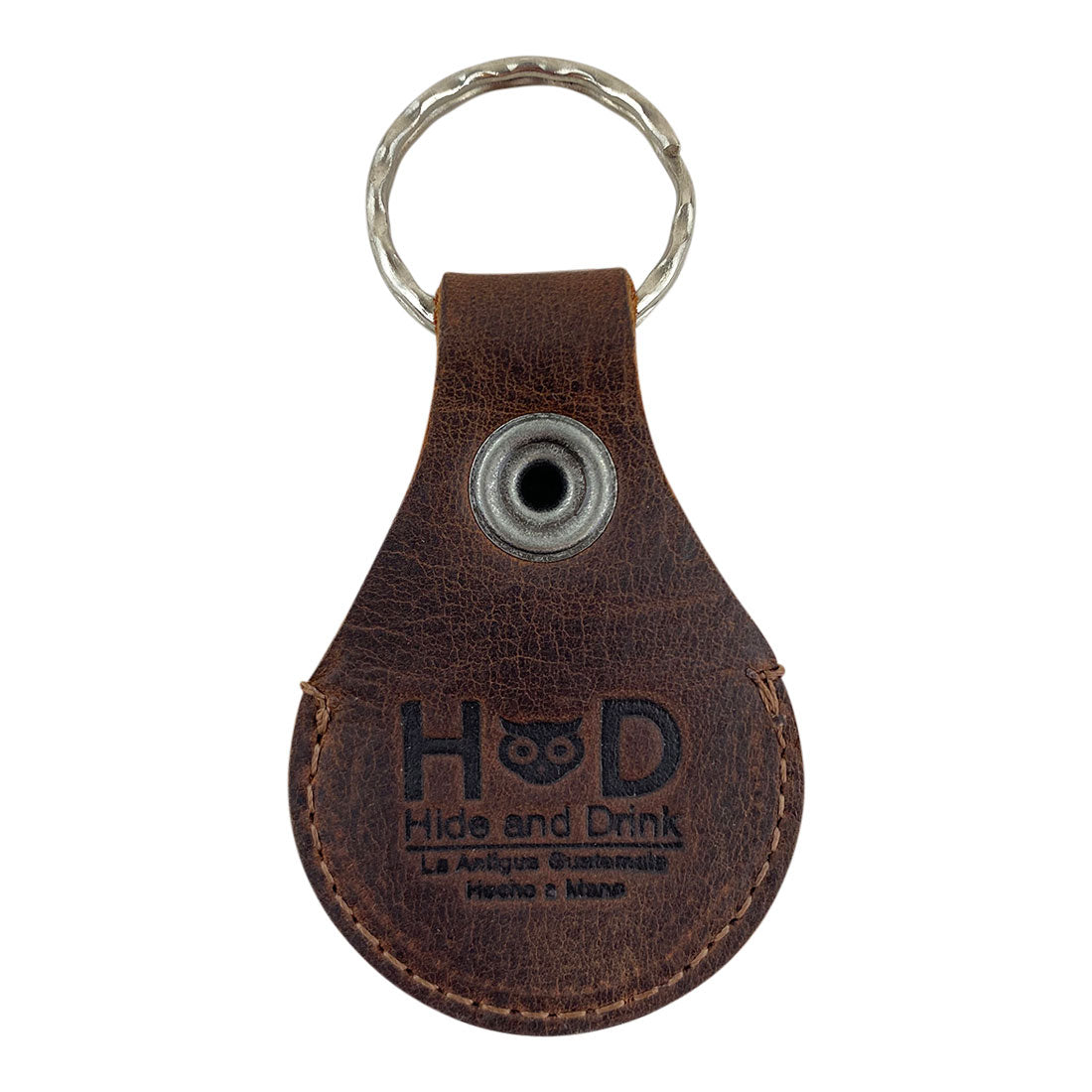 AirTag Rounded Keychain - Stockyard X 'The Leather Store'