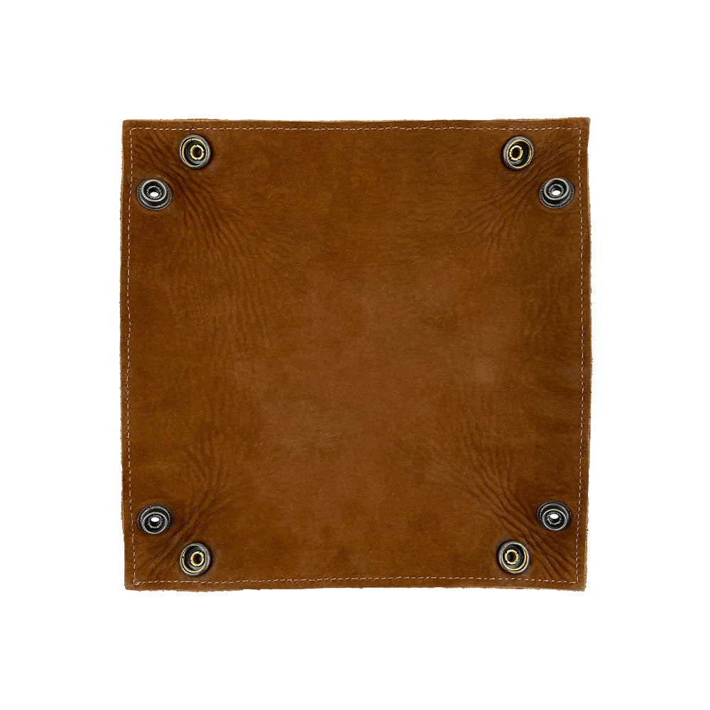 Hide & Drink Valet Tray displaying elegant lines, made with high-quality full grain leather. Perfect as a gift or for home organization, handmade in La Antigua Guatemala & Oaxaca Mexico, Catchall Change Key Wallet Coin Box Tray Storage Valet, Full Grain Leather, StockyardX, Small Batch Production, Hand Cut, Hand Sewn, Fire Branded, Artisan.