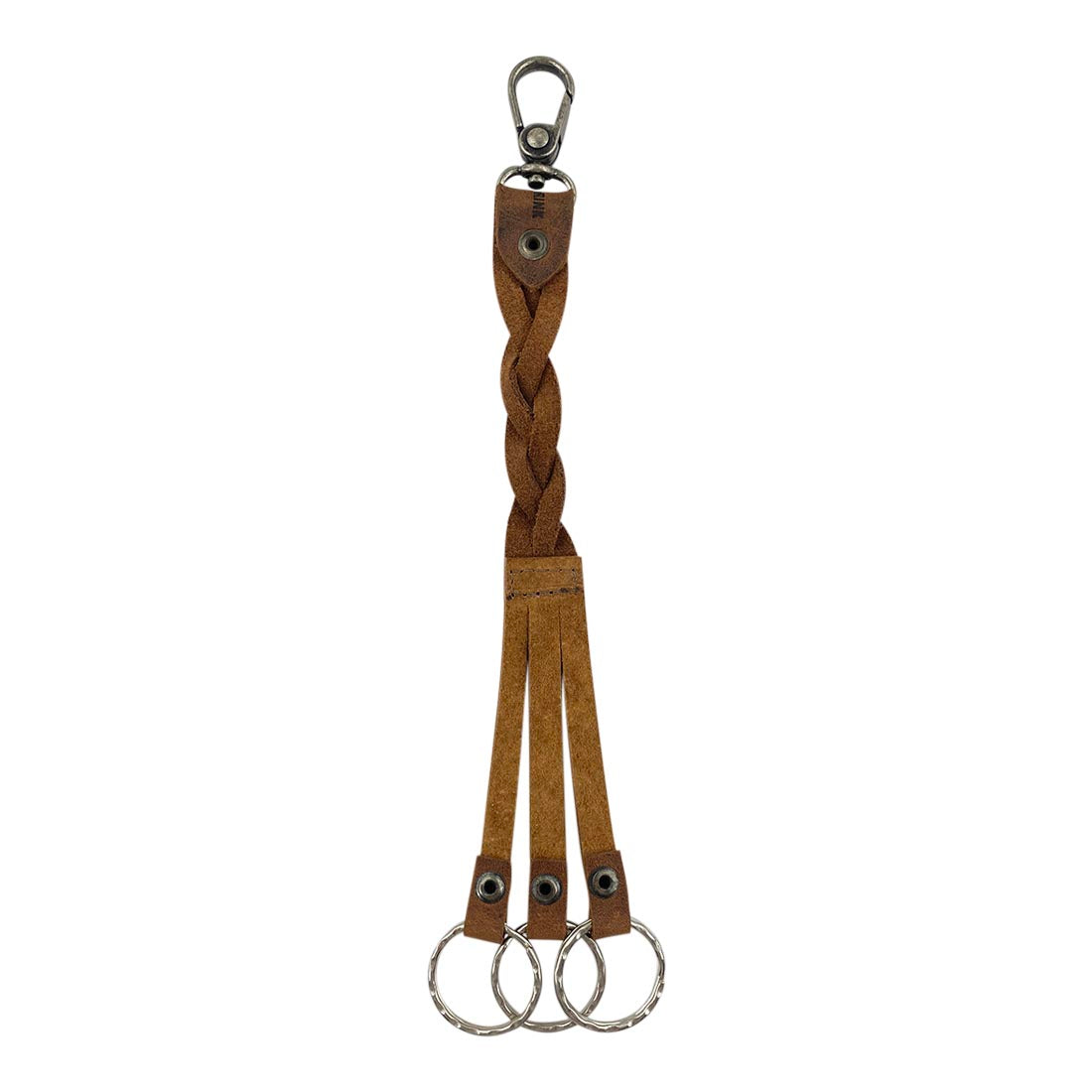 Triple Braided Keychain - Stockyard X 'The Leather Store'
