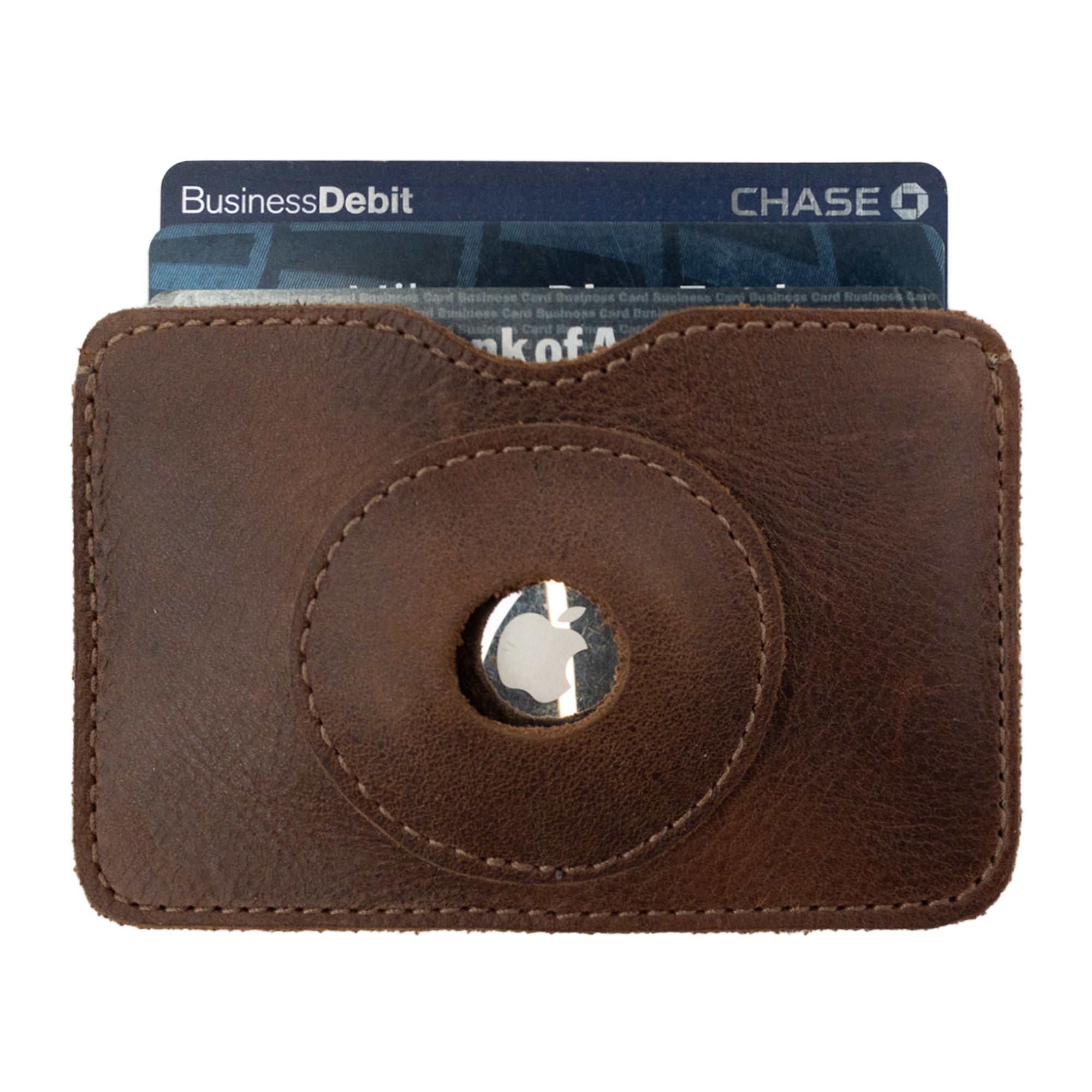 AirTag Horizontal Card Holder - Stockyard X 'The Leather Store'