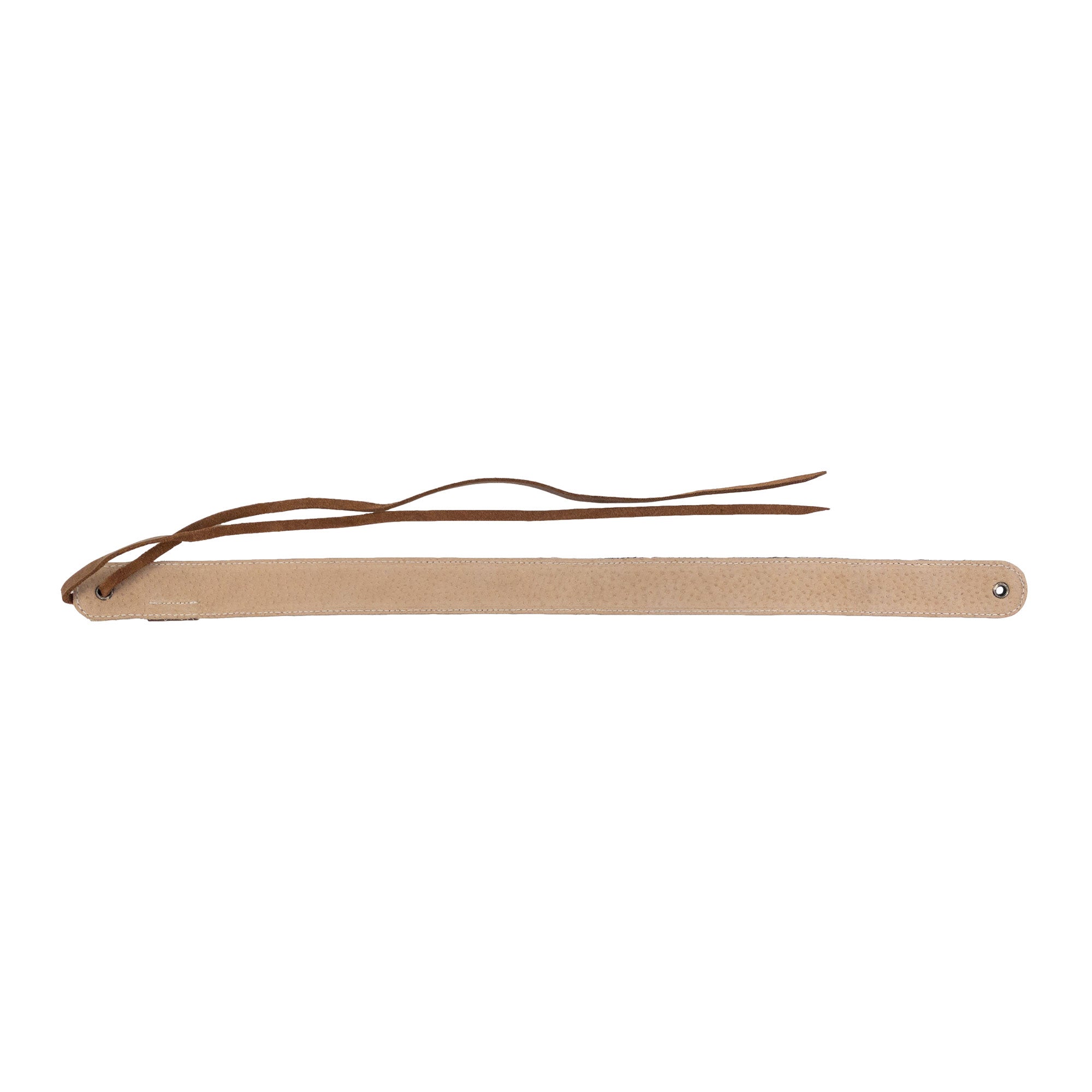 Sleek Cowboy Hatband featuring Hair-On-Hide Full Grain Leather by Western Leather Works. This adjustable hatband for cowboy hats not only exudes rodeo style but is also products of small batch production, hand cut and sewn by artisans in La Antigua Guatemala and Oaxaca Mexico, completed with fire branding.