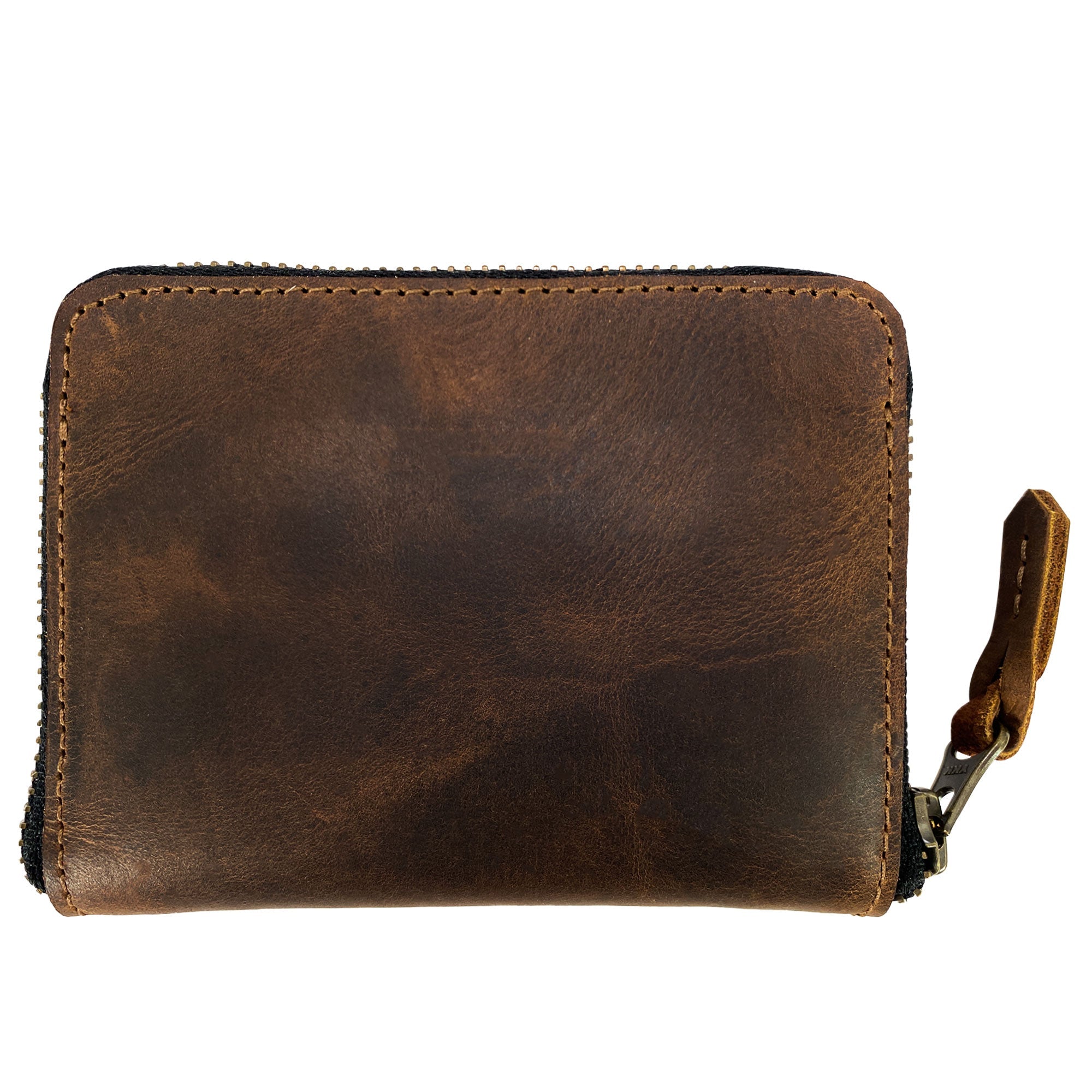 Zippered Wallet with Inner Pouch - Stockyard X 'The Leather Store'