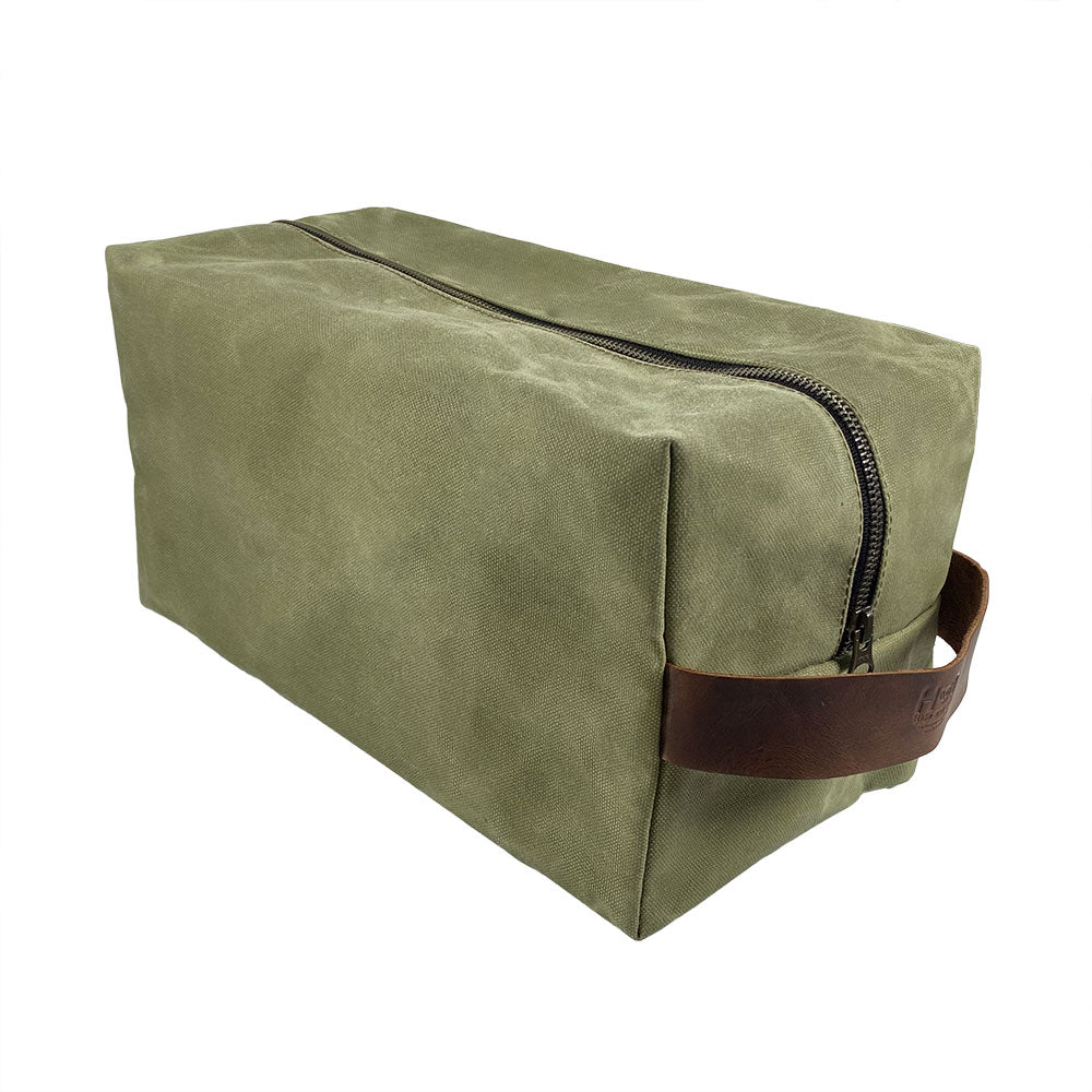 Waxed Canvas Travel Drawer - Stockyard X 'The Leather Store'