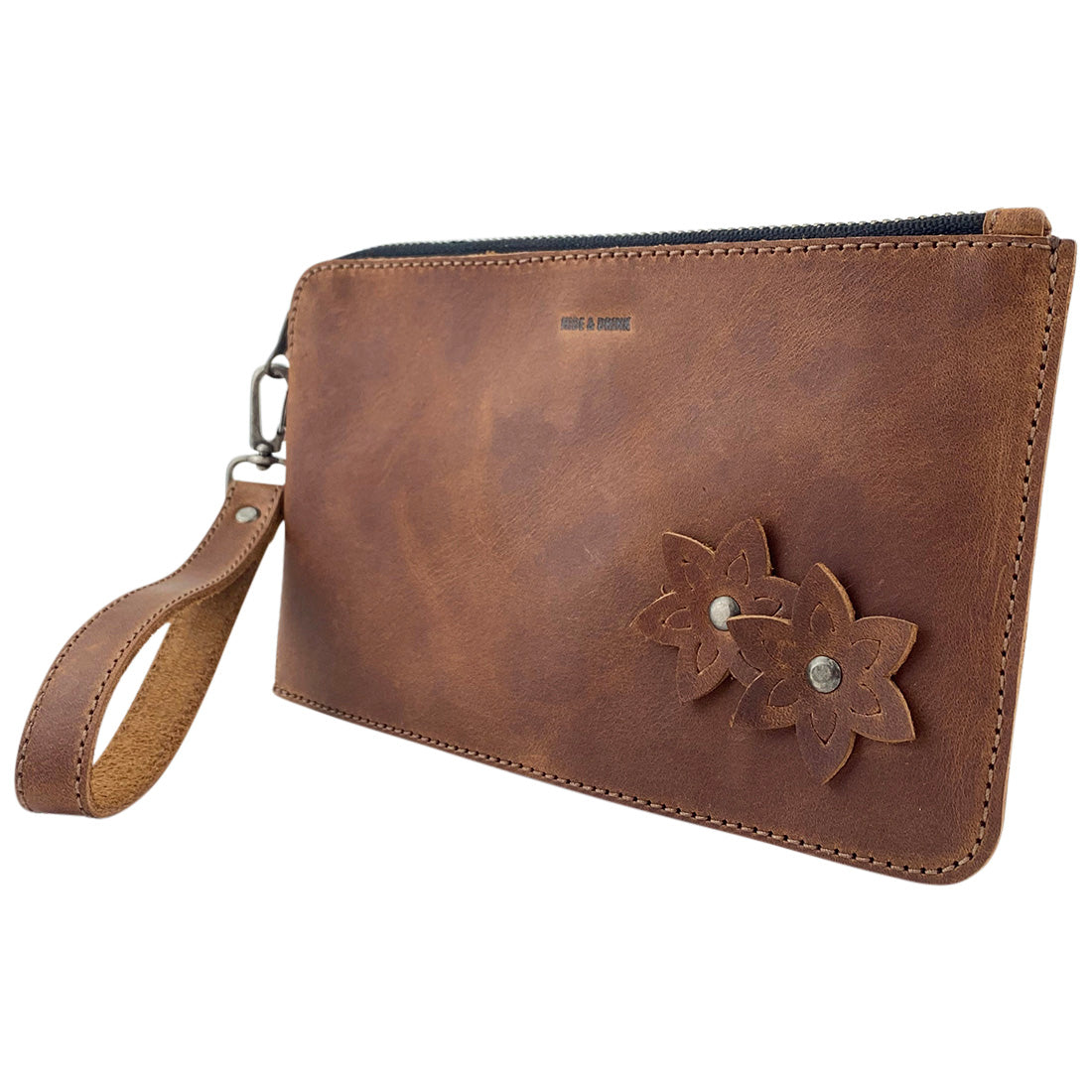 Flowered Clutch - Stockyard X 'The Leather Store'