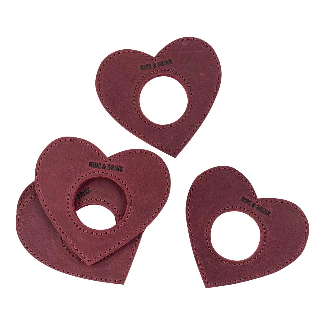 Heart Napkin Rings - Stockyard X 'The Leather Store'