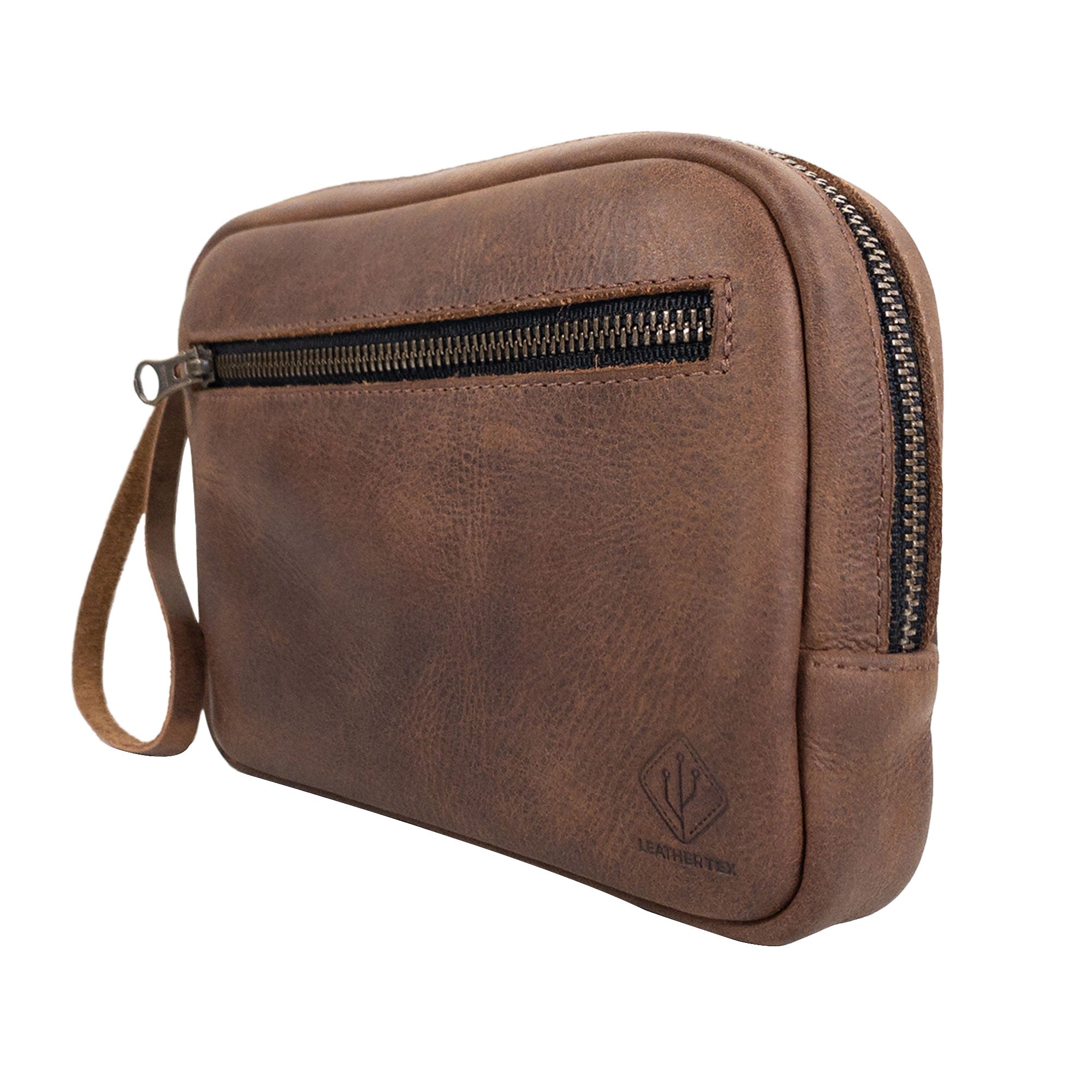 Tech Zippered Pouch - Stockyard X 'The Leather Store'