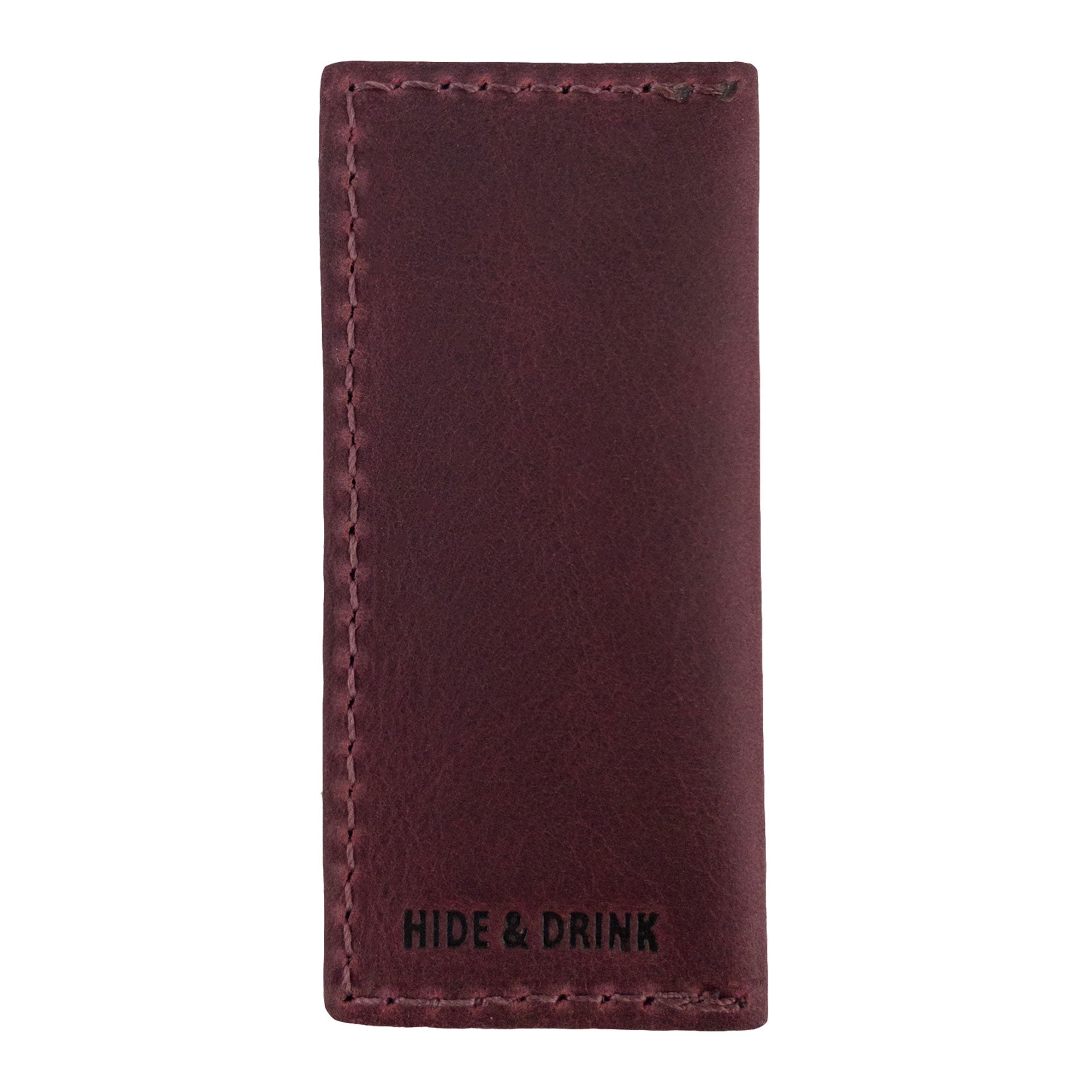 Hide & Drink Tooth Pick Case (4 Pack) highlighting leather cases with unique stitching for toothpicks. Set of 4 Tooth Pick Cases, Cooking Accessories, Full Grain Leather, StockyardX, Small Batch Production, Hand Cut, Hand Sewn, Fire Branded, Artisan, Handmade in La Antigua Guatemala & Oaxaca Mexico.