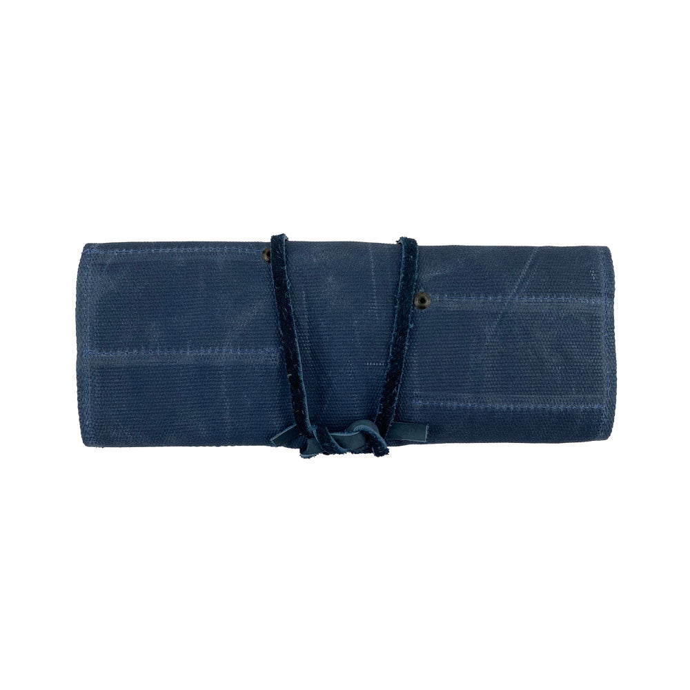 Hide & Drink Tool Roll presents a decorative small tool roll-up bag with 10 slots, made from premium full grain leather. Ideal as a portable carry-on pouch for organizing woodworking tools, it complements your workshop storage setup. Each artisan item is handcrafted in La Antigua Guatemala & Oaxaca Mexico.