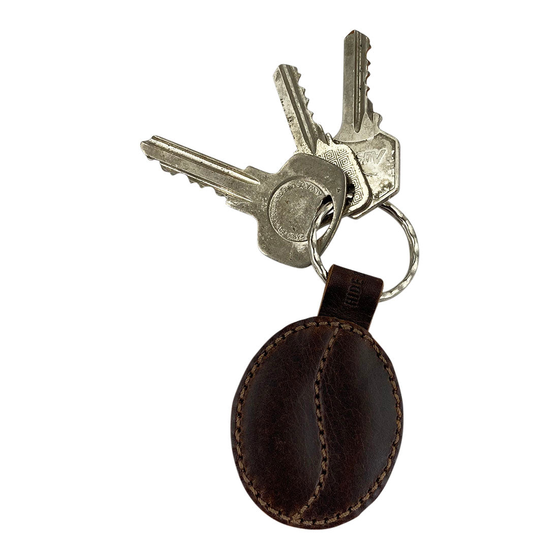 Roasted Coffee Bean Keychain - Stockyard X 'The Leather Store'