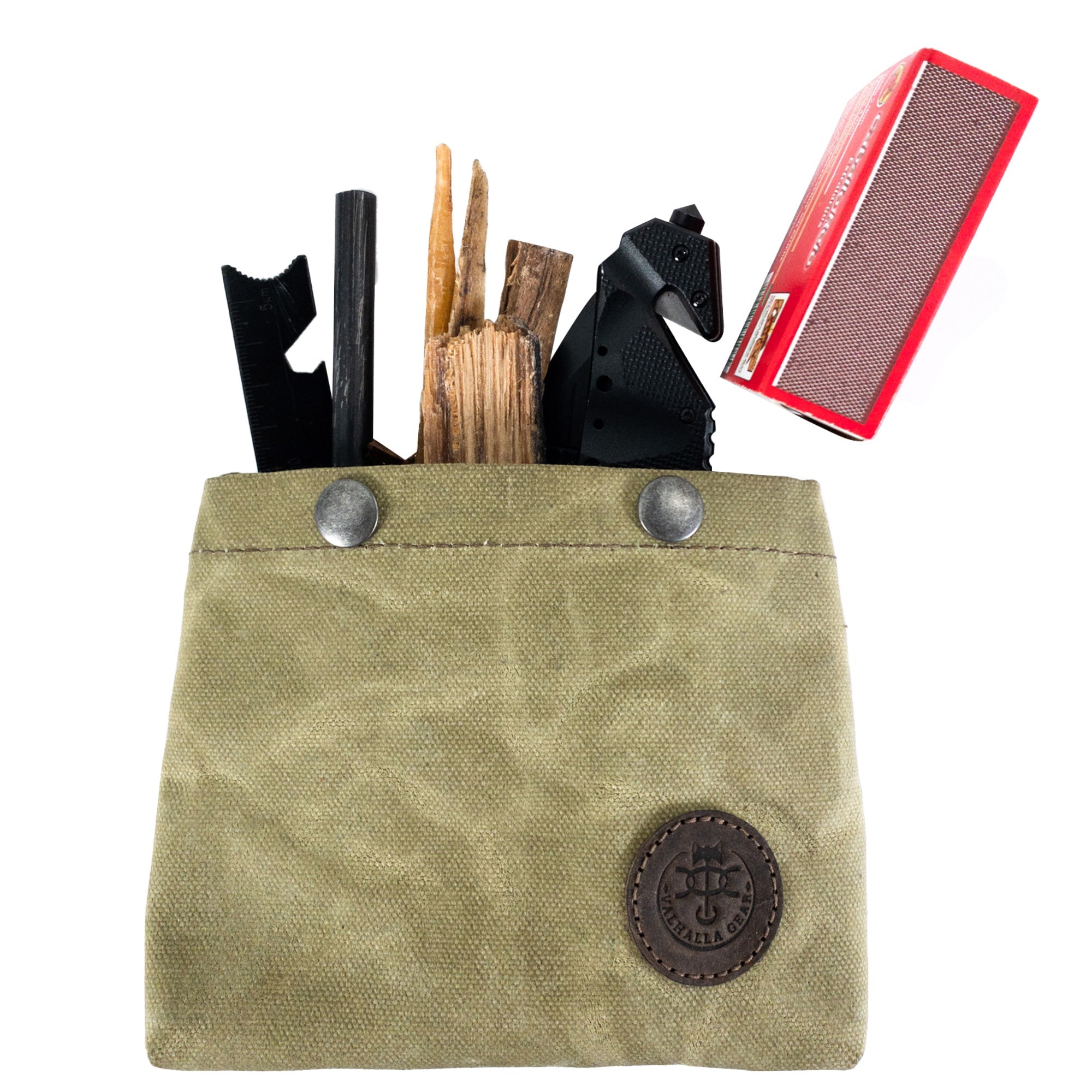 Double Snap Pouch - Stockyard X 'The Leather Store'