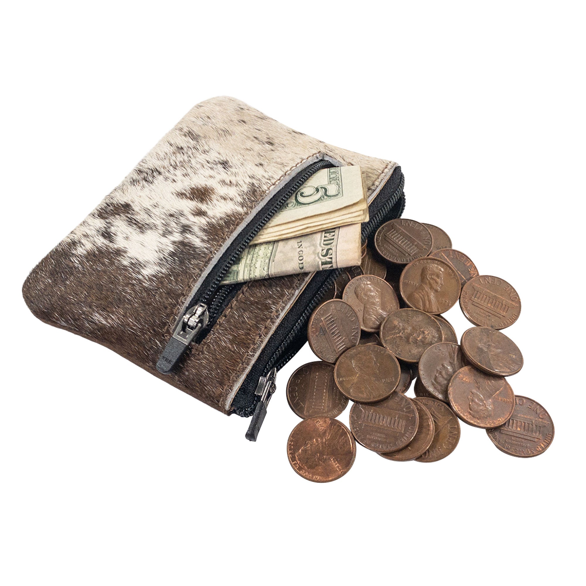 Compact Zippered Wallet - Stockyard X 'The Leather Store'