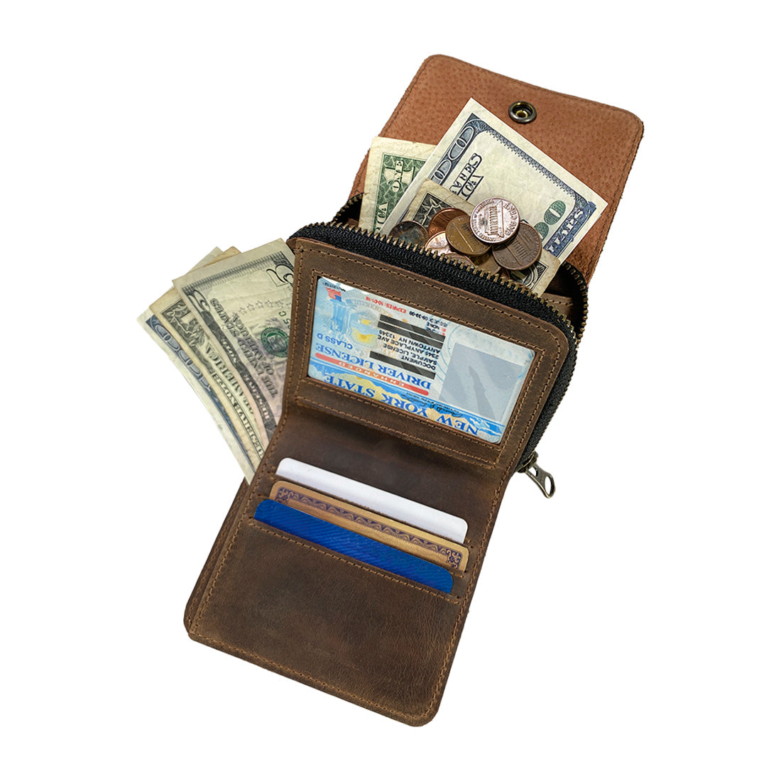TriFold Wallet - Stockyard X 'The Leather Store'