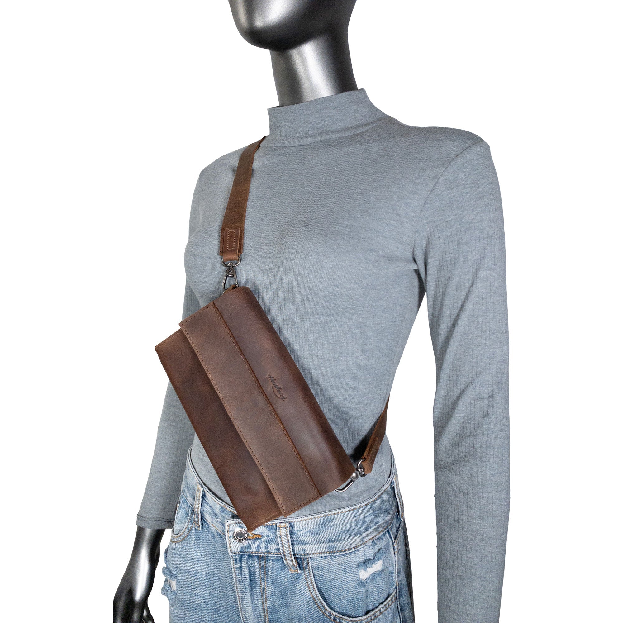 Envelope Style Shoulder Bag - Stockyard X 'The Leather Store'