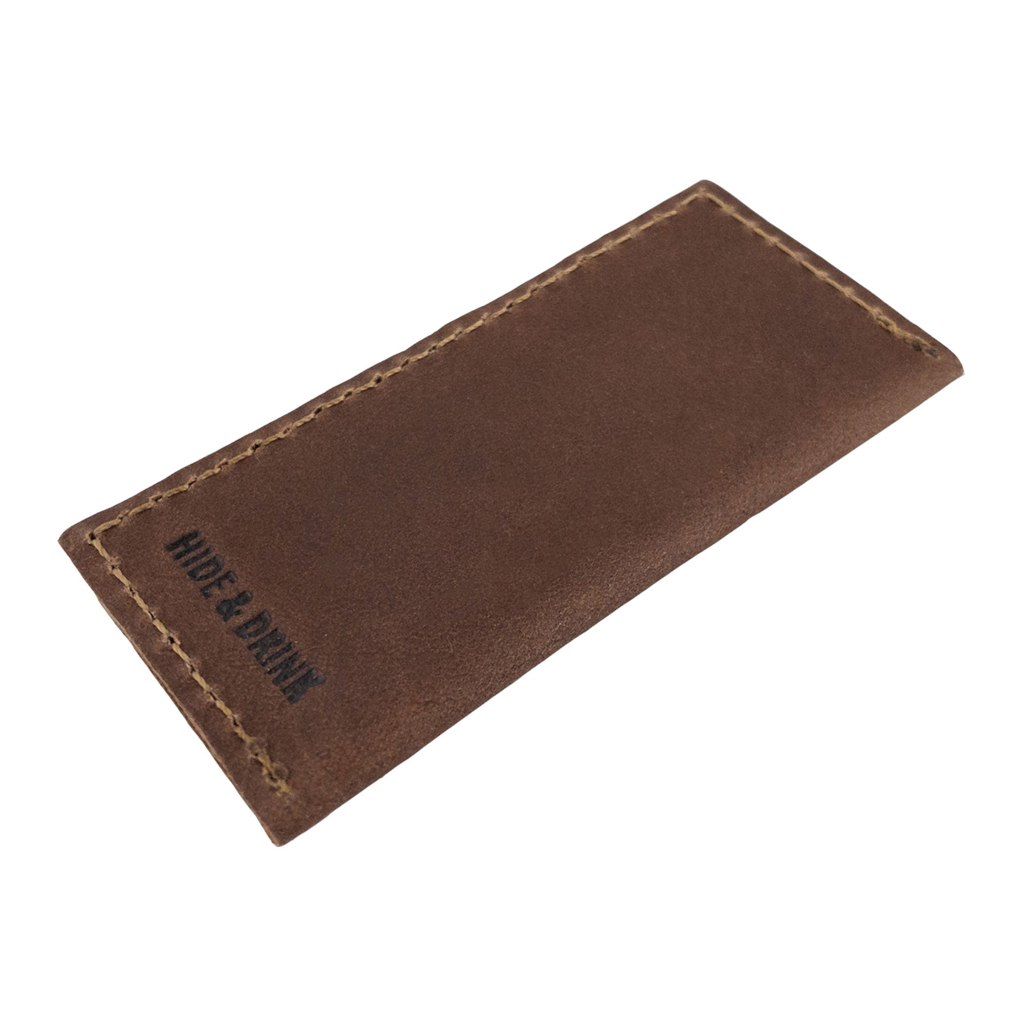 Hide & Drink Tooth Pick Case (4 Pack) displaying the artistry of leatherwork in a toothpick case. Set of 4 Tooth Pick Cases, Cooking Accessories, Full Grain Leather, StockyardX, Small Batch Production, Hand Cut, Hand Sewn, Fire Branded, Artisan, Handmade in La Antigua Guatemala & Oaxaca Mexico.