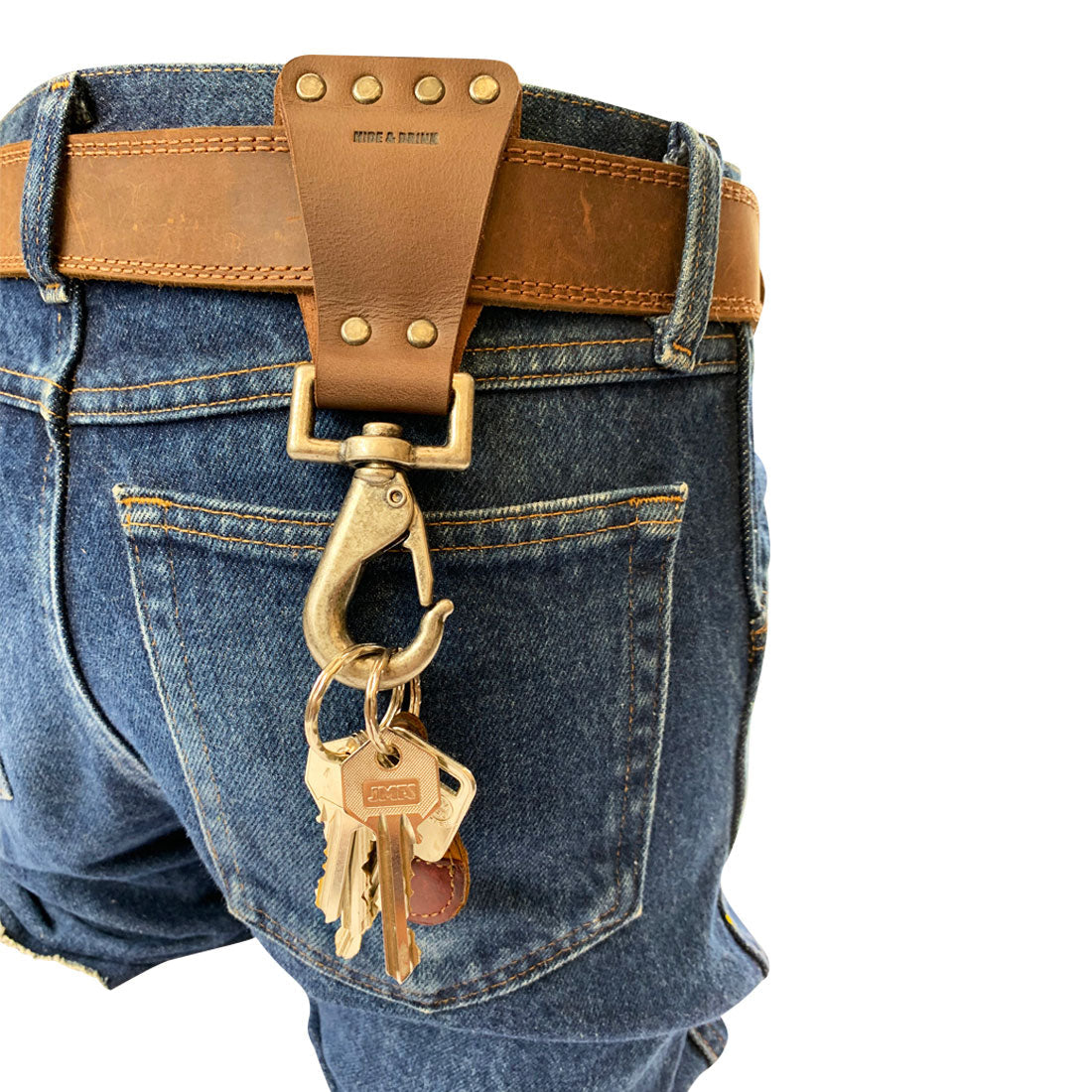 Belt Key Chain Holder - Stockyard X 'The Leather Store'