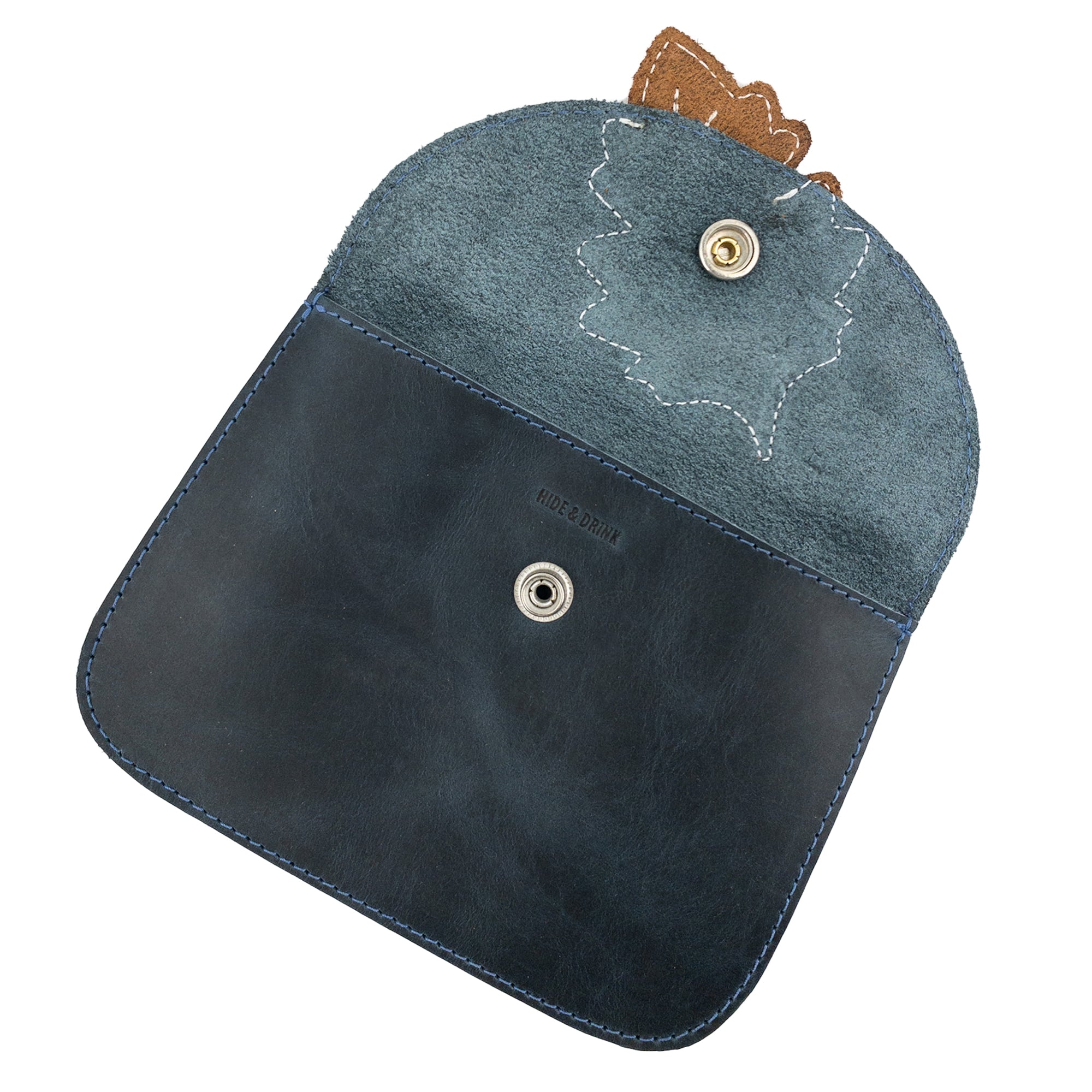 Card Wallet Leaves Design - Stockyard X 'The Leather Store'