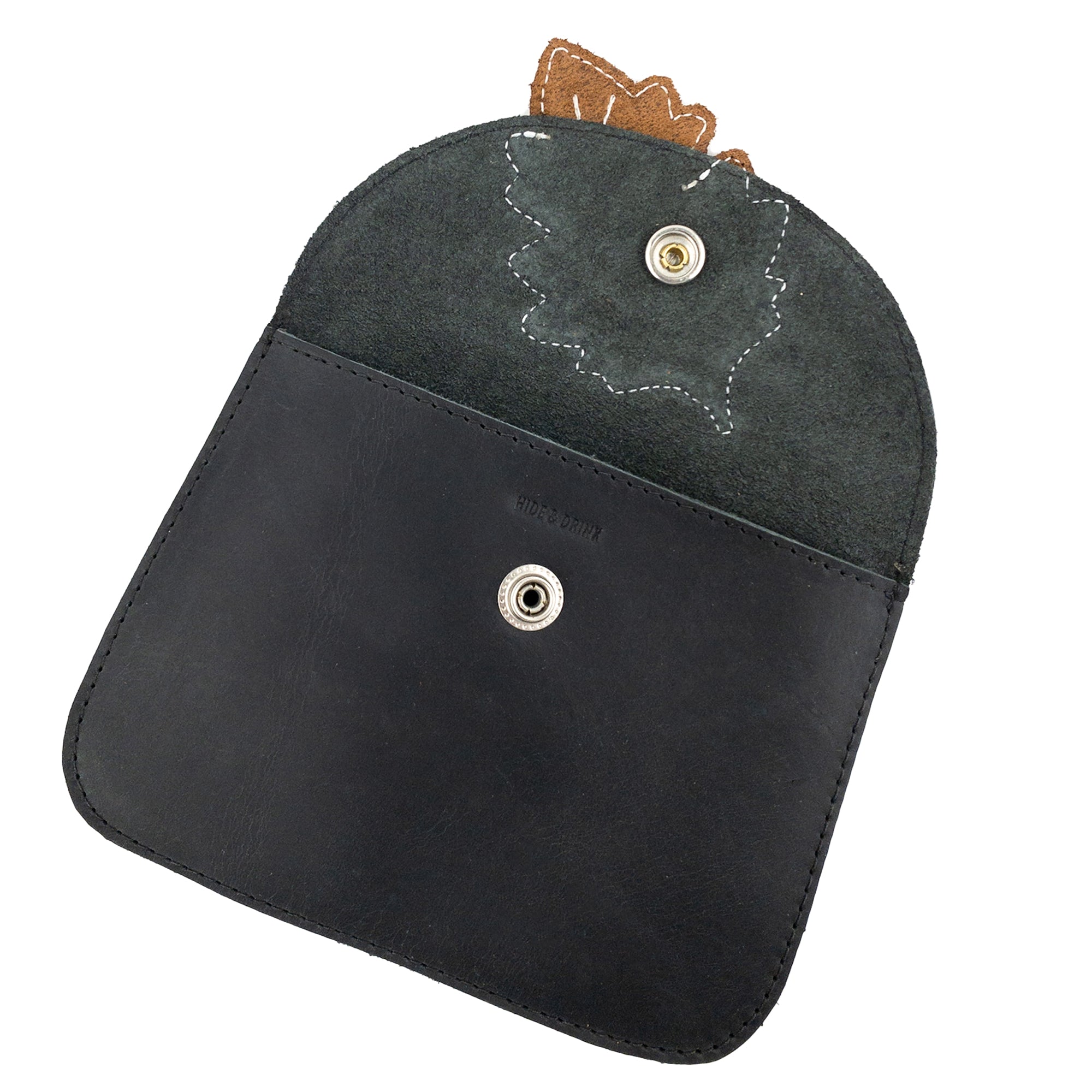 Card Wallet Leaves Design - Stockyard X 'The Leather Store'