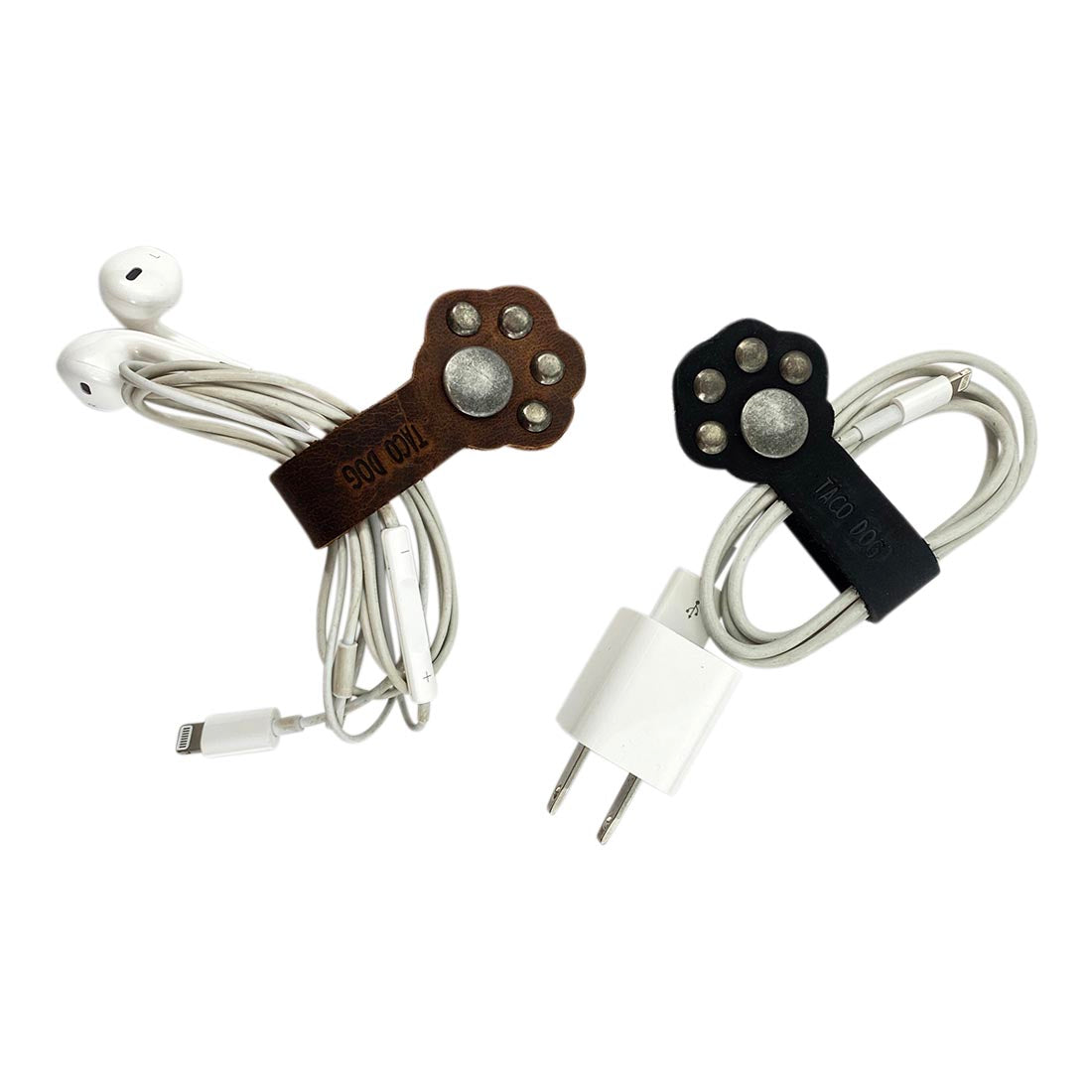 Dog Paw Cable Organizer (2 Pack) - Stockyard X 'The Leather Store'