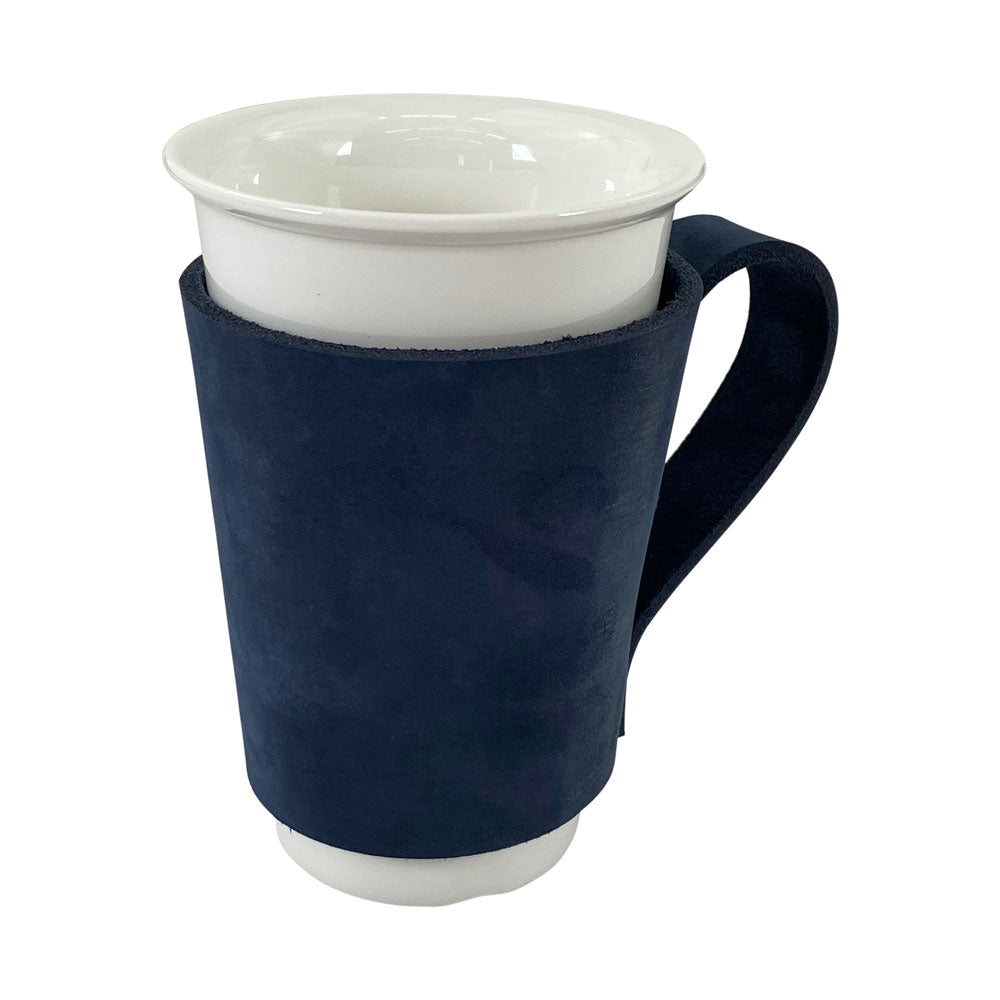 Pint Sleeve with Handle by Hide & Drink, designed for style and comfort. Made from Full Grain Leather, this artisan-crafted item reflects the quality of Handmade products from La Antigua Guatemala & Oaxaca Mexico.