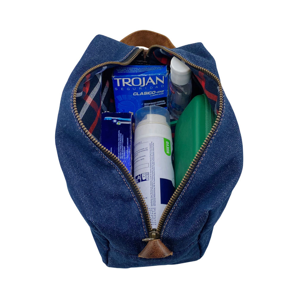 Square Dopp Kit Utility Bag - Stockyard X 'The Leather Store'