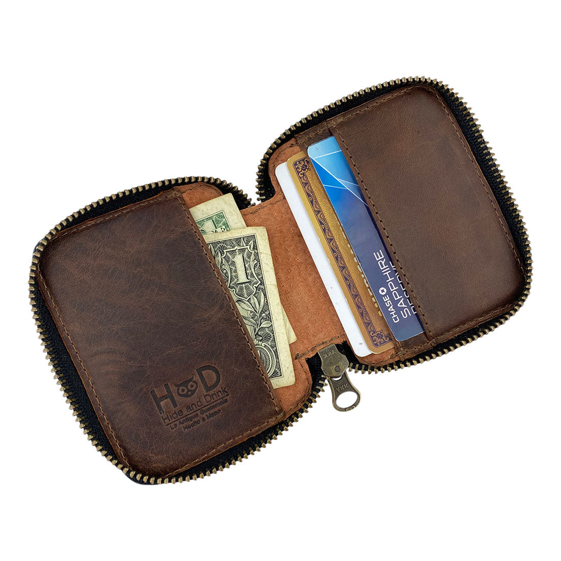 Zippered Wallet - Stockyard X 'The Leather Store'