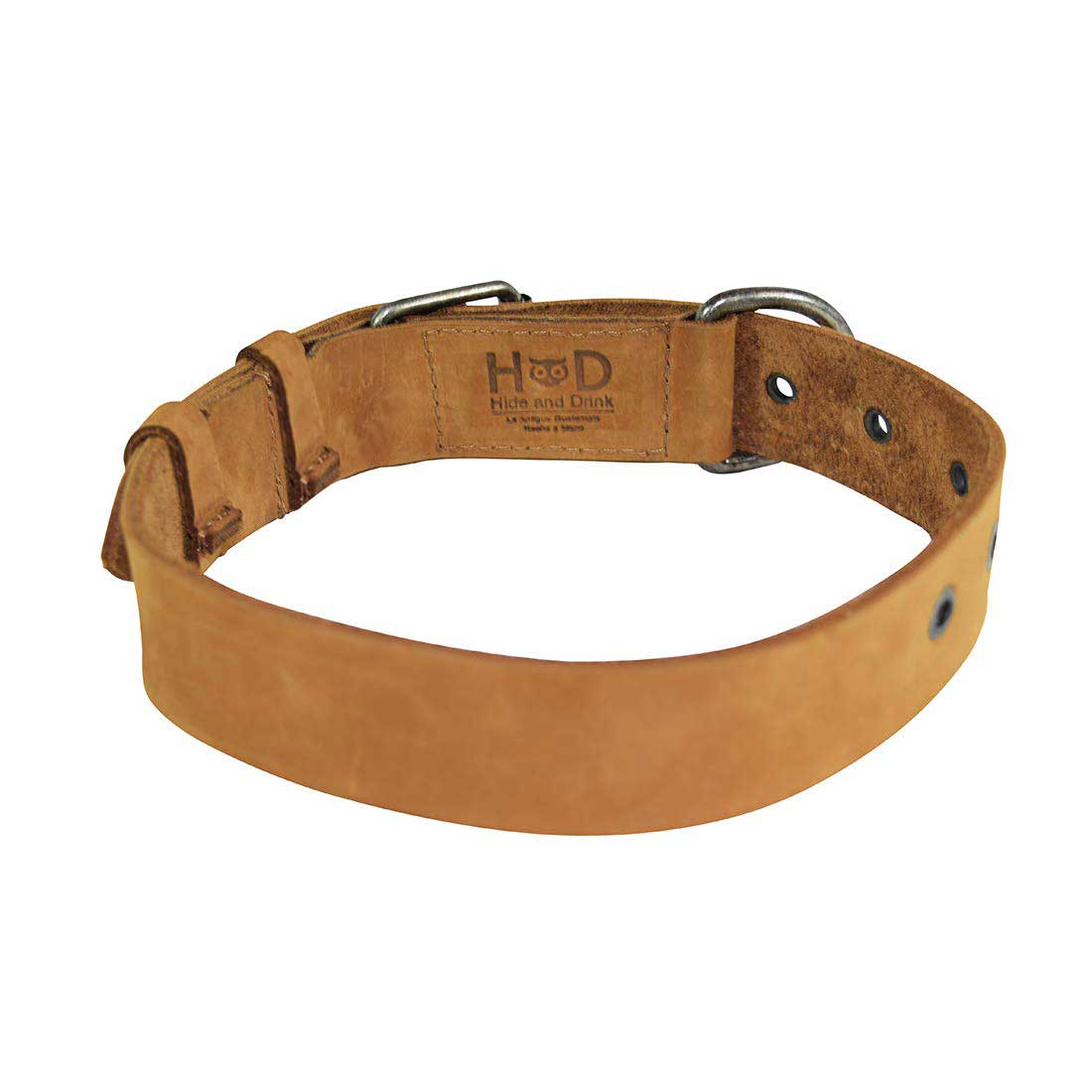 Thick Leather Dog Collar - Stockyard X 'The Leather Store'
