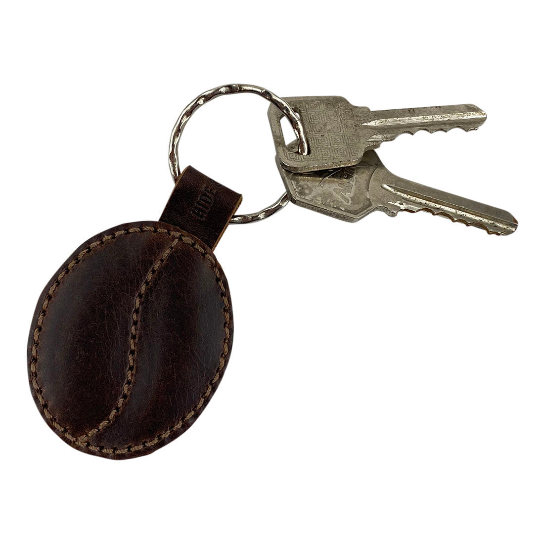 Roasted Coffee Bean Keychain - Stockyard X 'The Leather Store'
