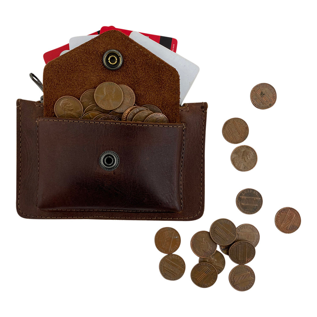 Coin Card Holder - Stockyard X 'The Leather Store'