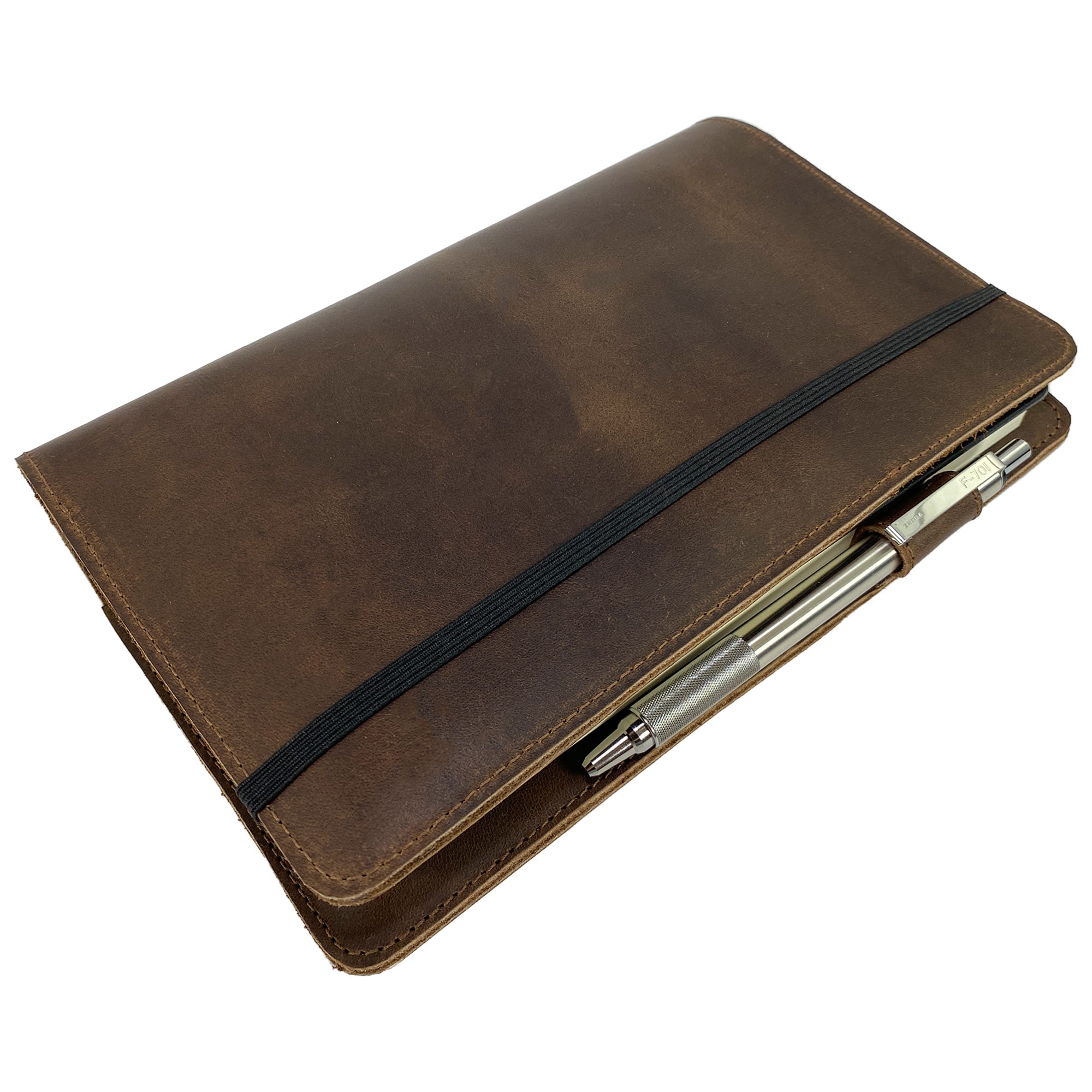 Vintage Cover for Moleskine (8.5 x 11 in.) - Stockyard X 'The Leather Store'