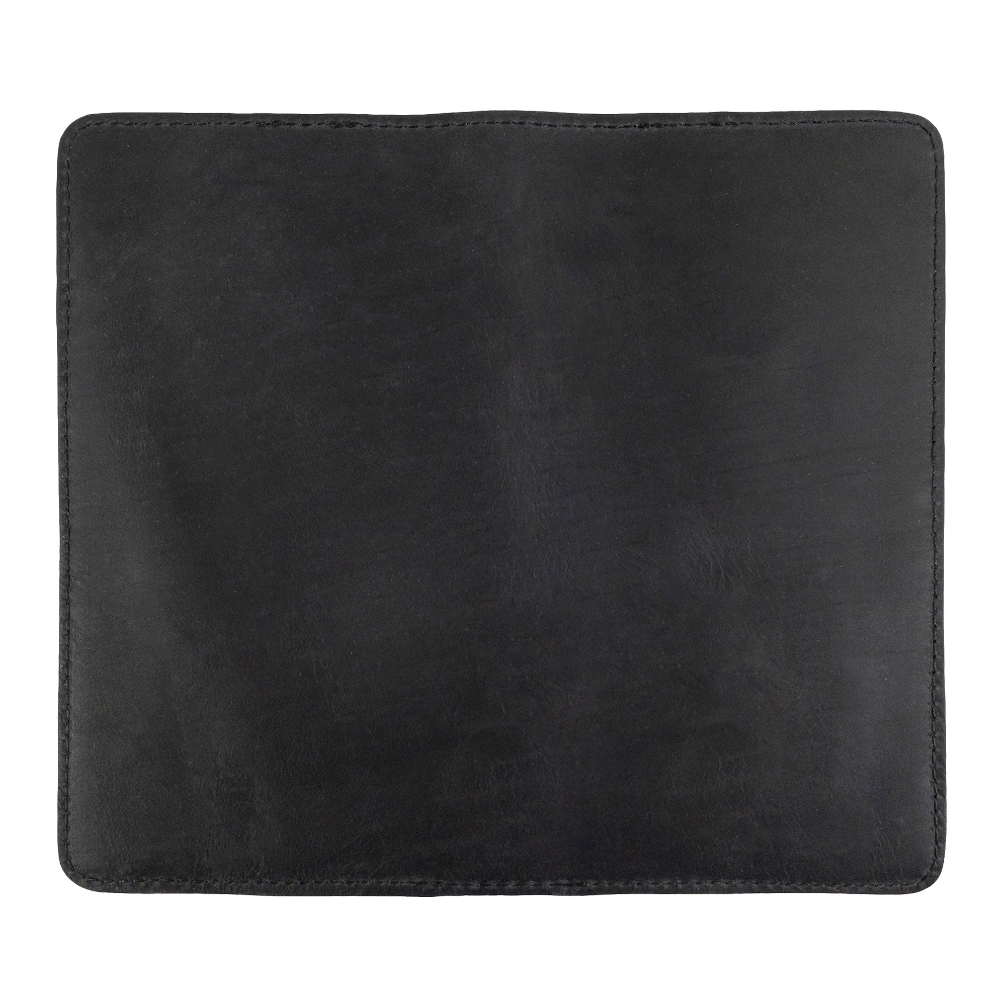 Hide & Drink Large Organizer Wallet emphasizing its leather quality, designed for cash and cards. This artisan bifold wallet, handmade in La Antigua Guatemala & Oaxaca Mexico, serves as a stylish flat money holder and travel accessory.