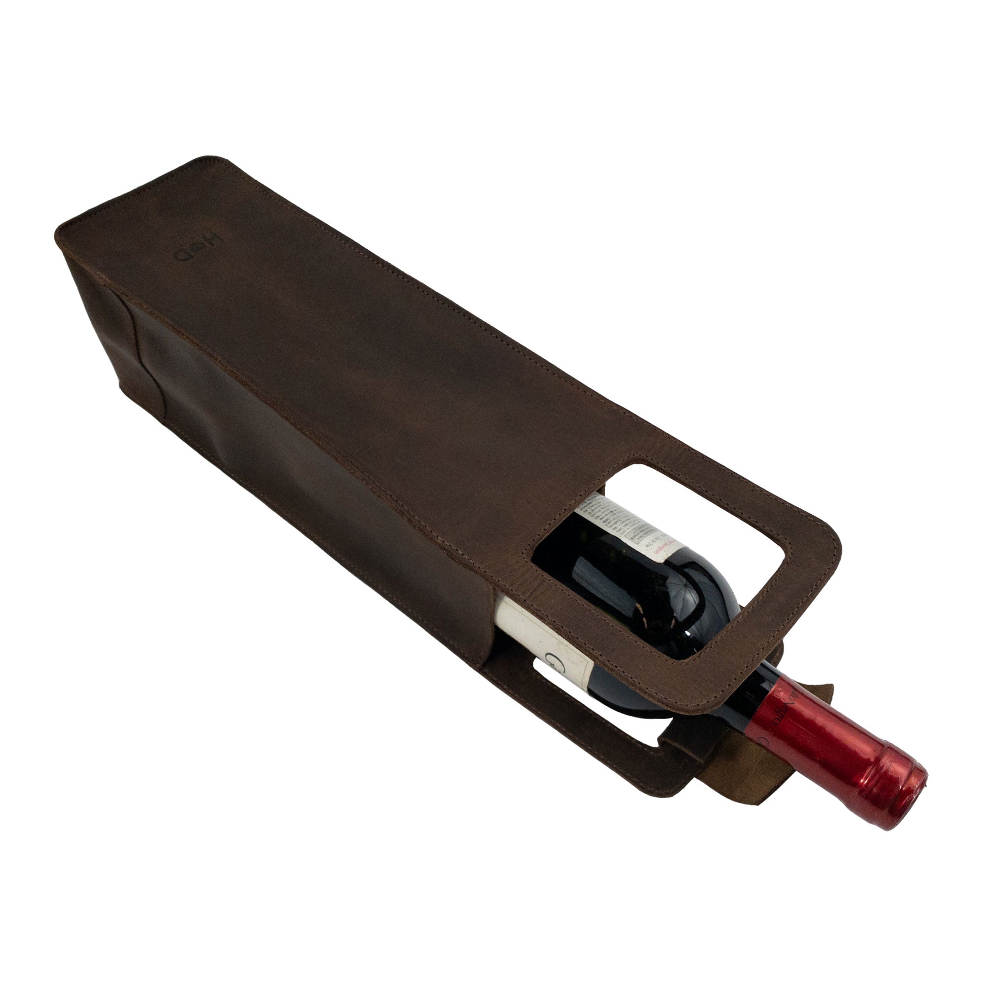 Single Bottle Wine Case - Stockyard X 'The Leather Store'