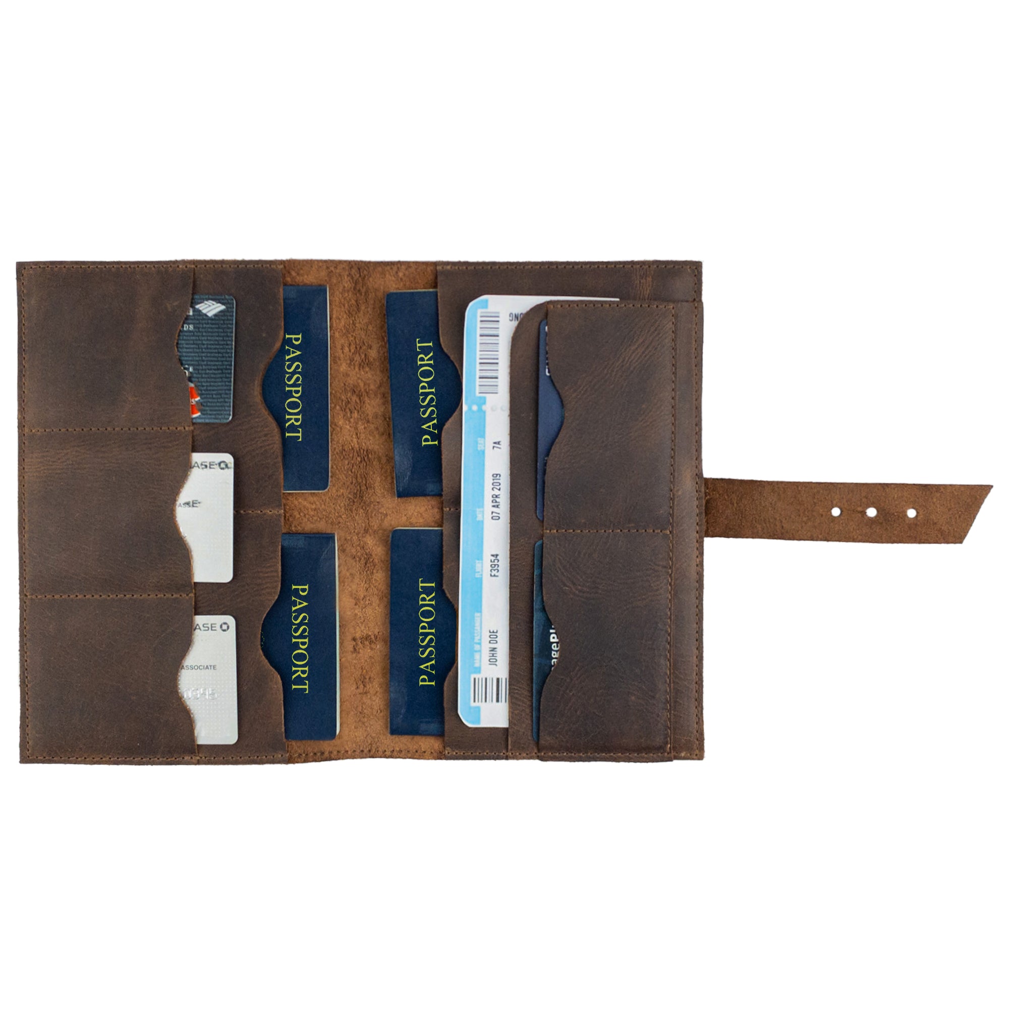 Family Passport Holder - Stockyard X 'The Leather Store'