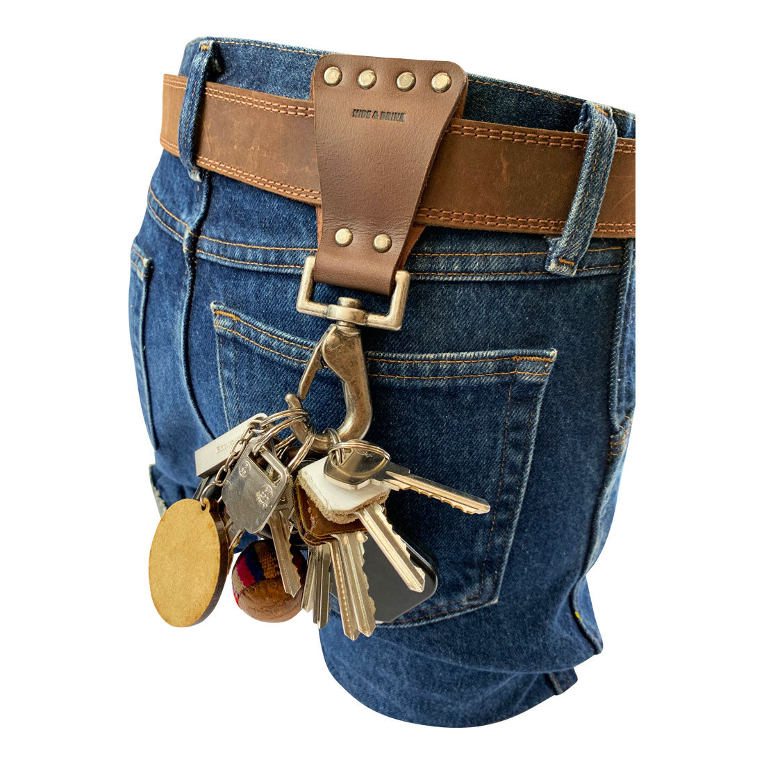 Belt Key Chain Holder - Stockyard X 'The Leather Store'
