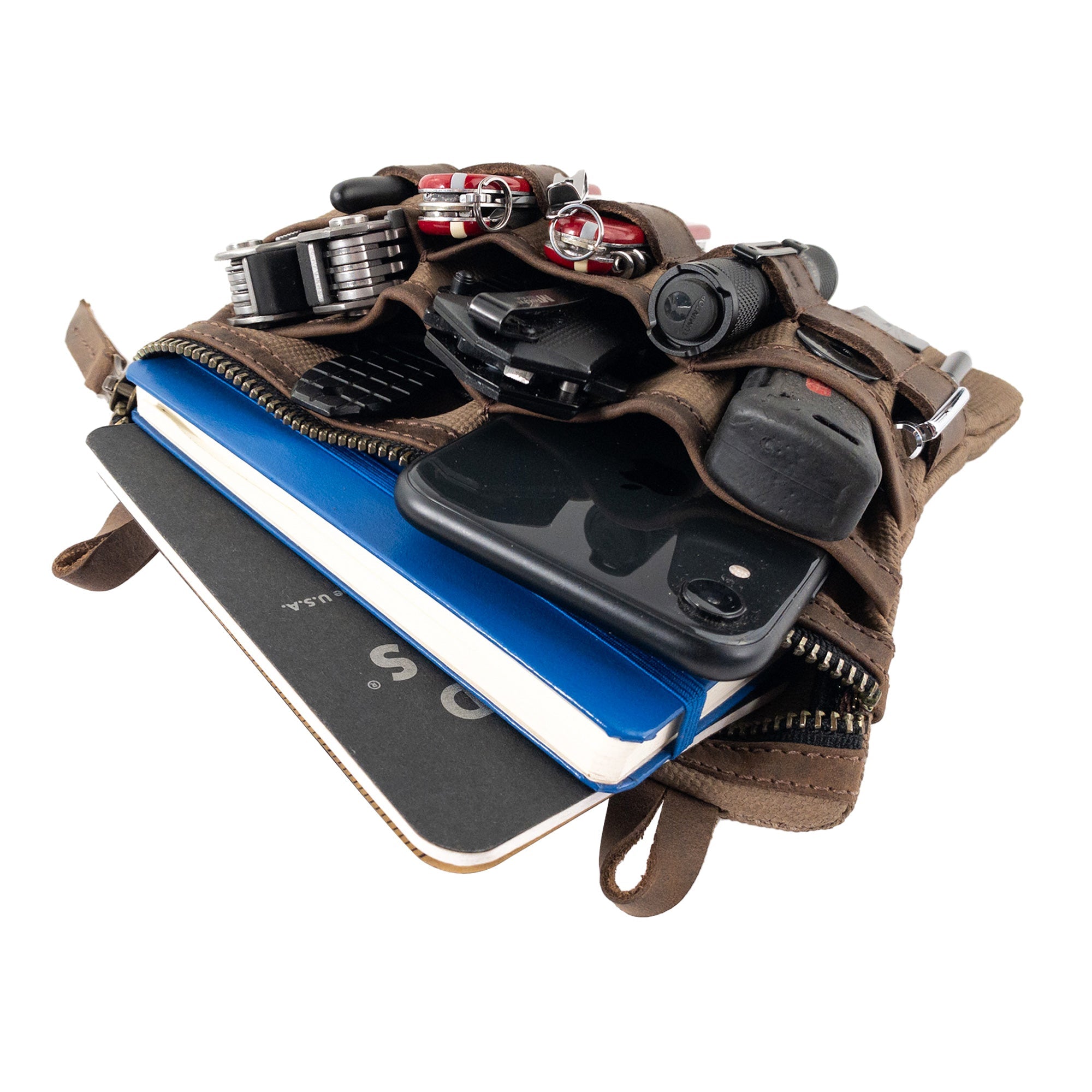 Multi-Tool Pocket Pouch XXL for Camping - Stockyard X 'The Leather Store'