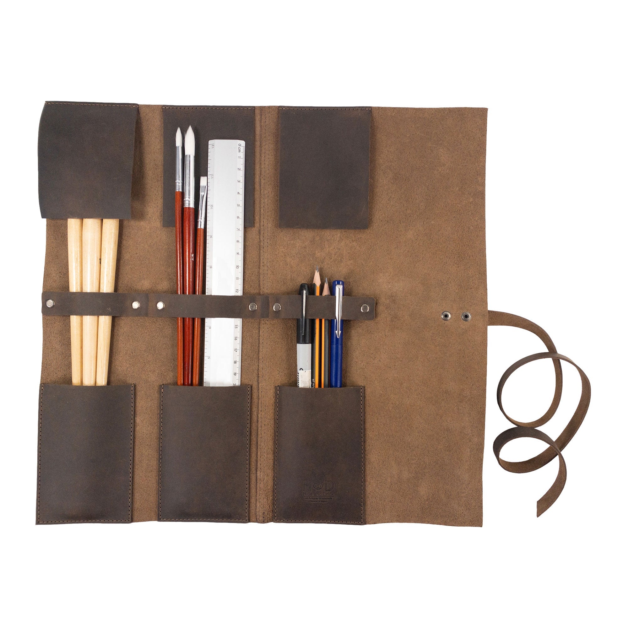 Artist Roll for Brushes - Stockyard X 'The Leather Store'