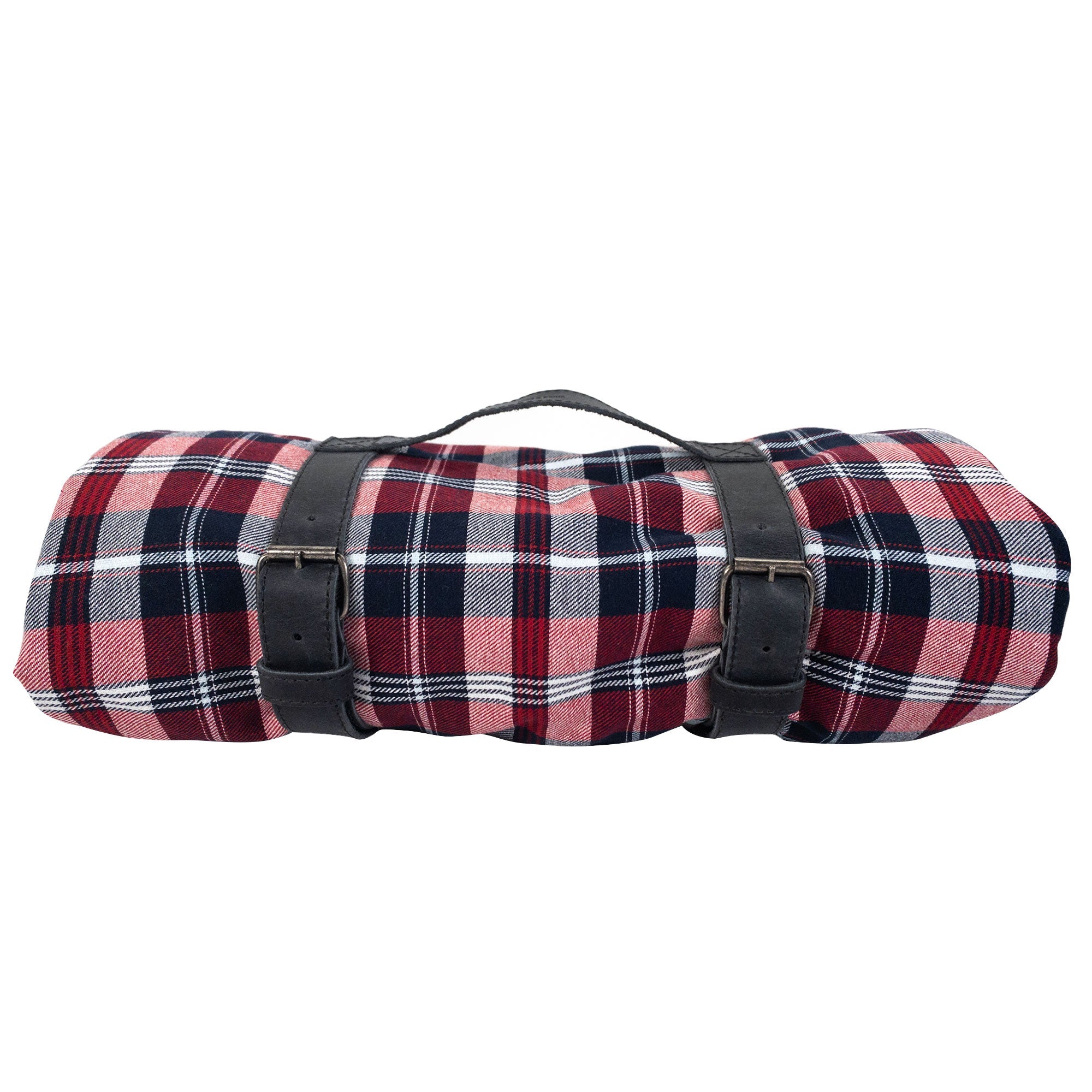 Versatile Blanket Carrier from Hide & Drink, constructed with Full Grain Leather, features adjustable straps, ideal for travel adventures, represents small batch, artisan craftsmanship from La Antigua Guatemala & Oaxaca Mexico.