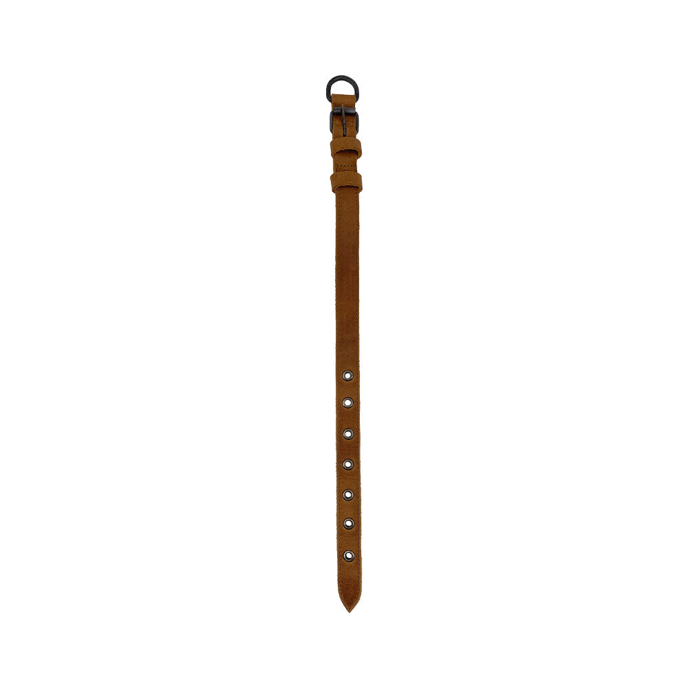 Slim Leather Dog Collar - Stockyard X 'The Leather Store'
