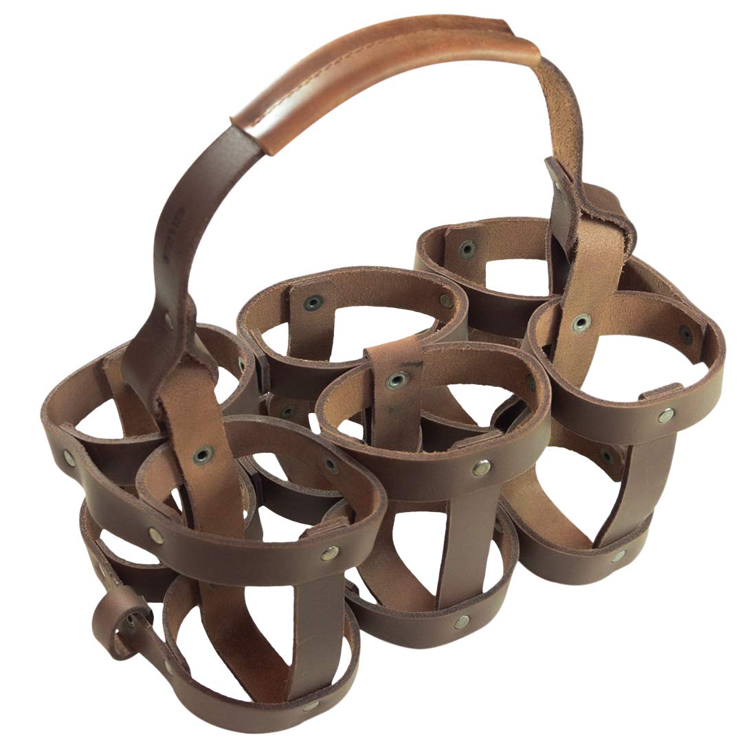 Bike Six Pack Carrier - Stockyard X 'The Leather Store'